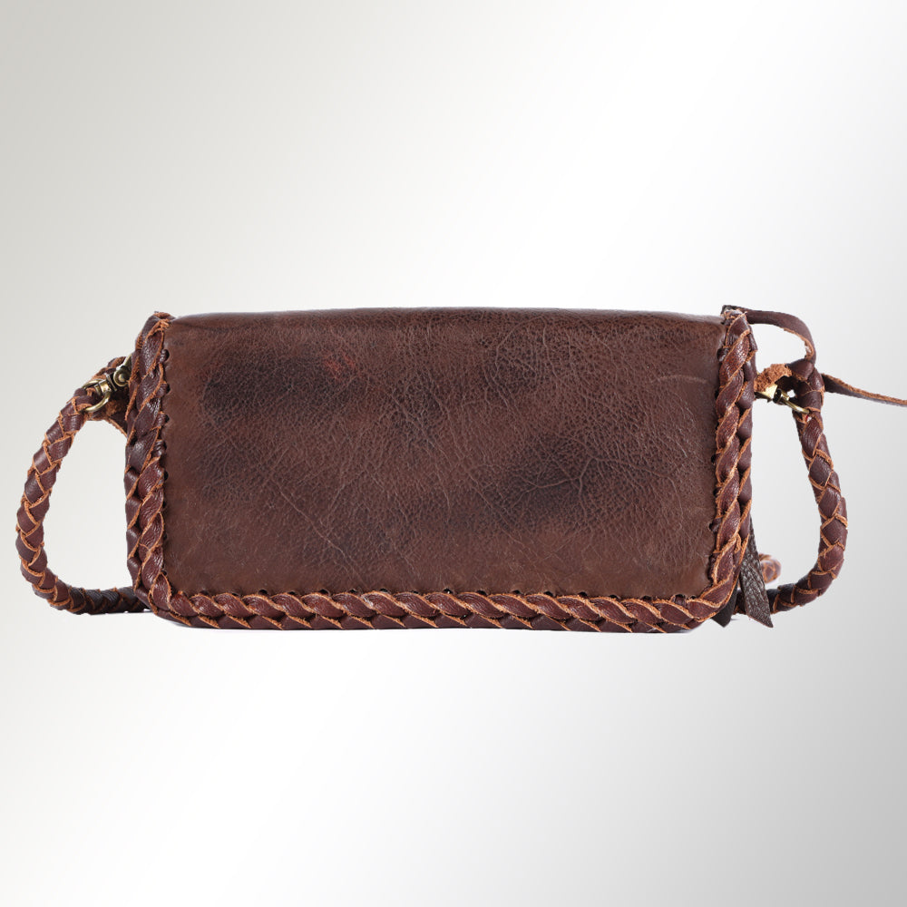 ADBGM320B Genuine Leather Women's Western Handbag Purse - Stylish Cowgirl Crossbody Bag for Rodeo, Date Night & Everyday Use