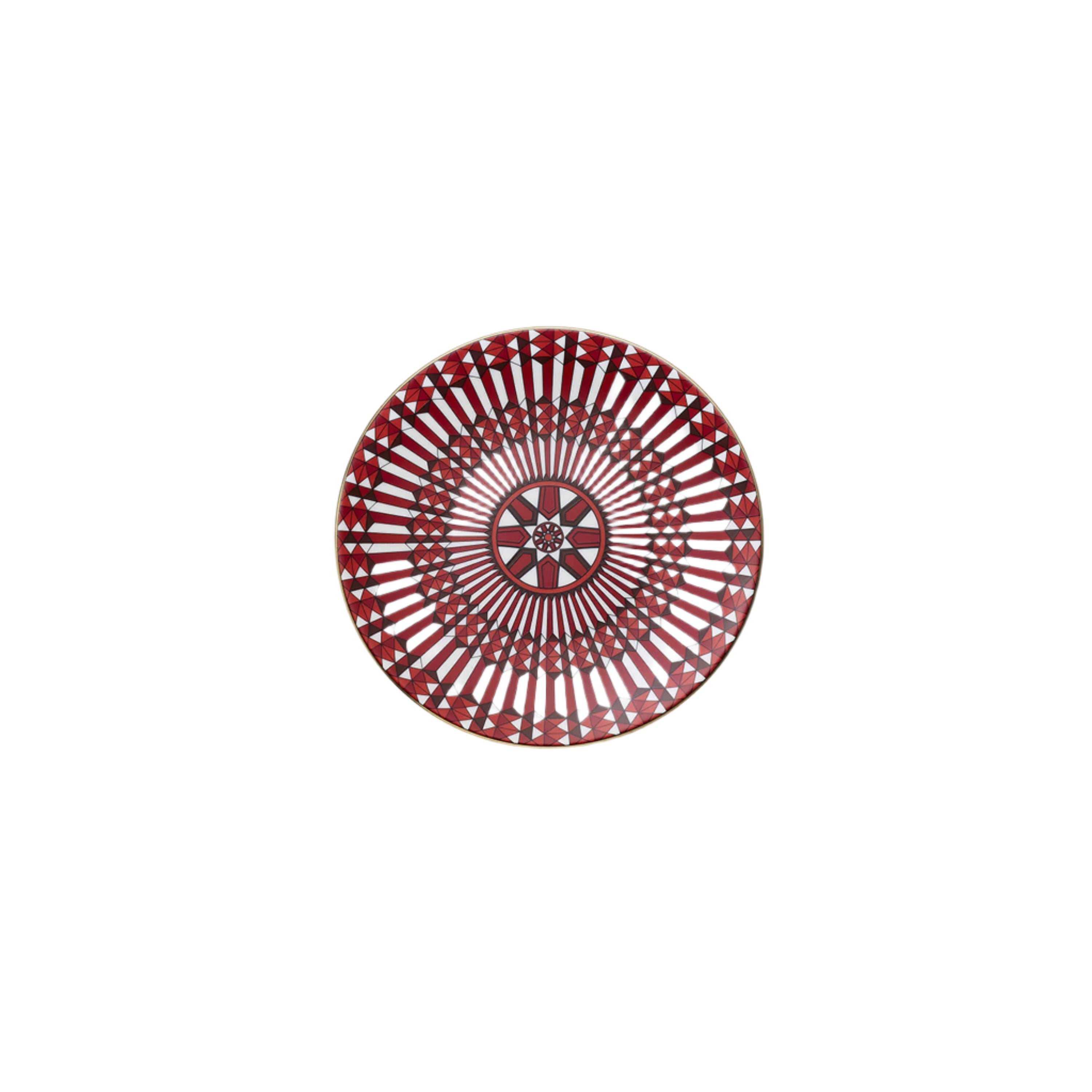 Arcadia Red Bread Plate - Elegant Ceramic Serving Dish for Bread, Cheese & Appetizers - Perfect for Dinner Parties, Brunch & Home Decor