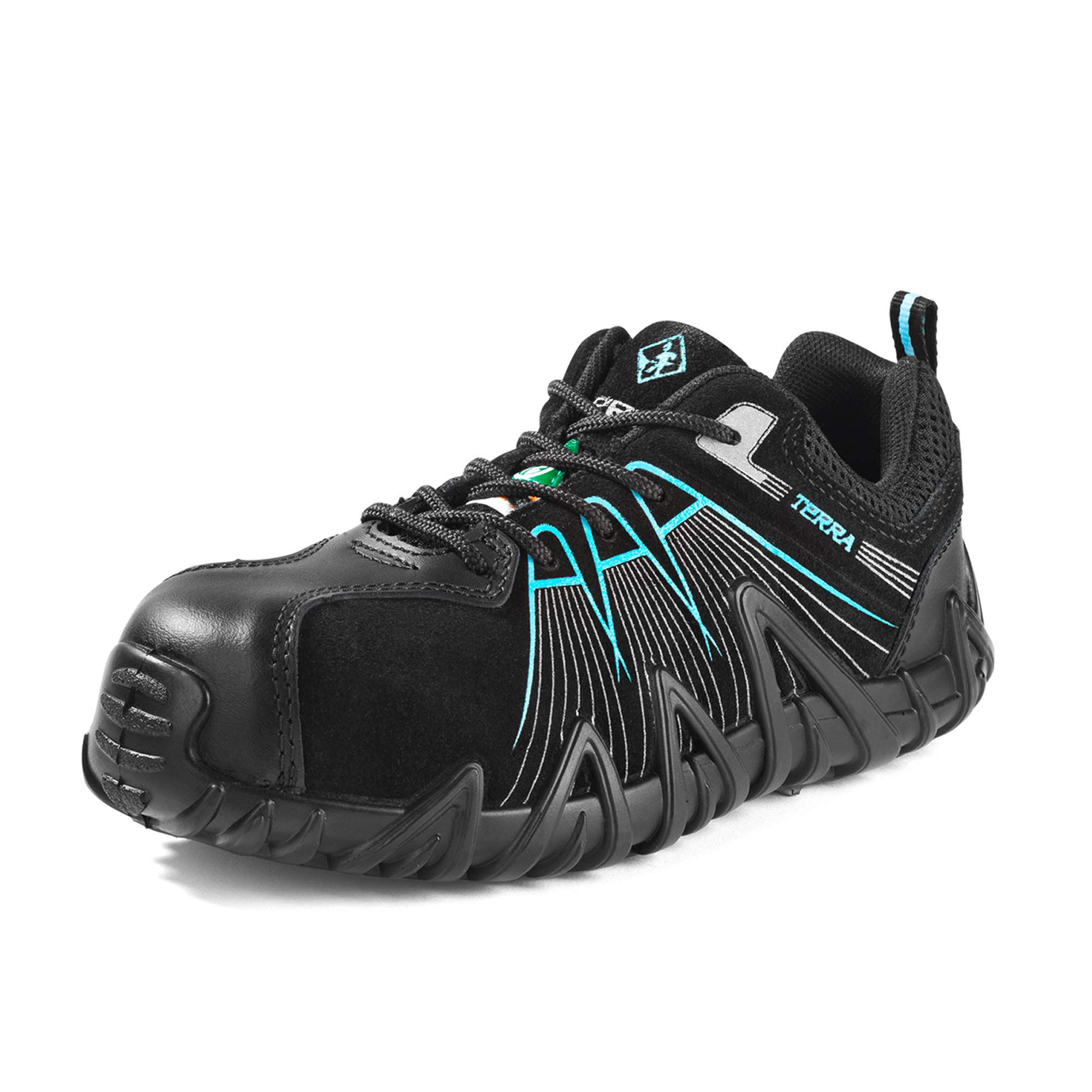 Terra Women's Spider X Low Composite Toe Water-Resistant Safety Work Shoes - Lightweight & Comfortable for Construction, Warehouse & Outdoor Jobs