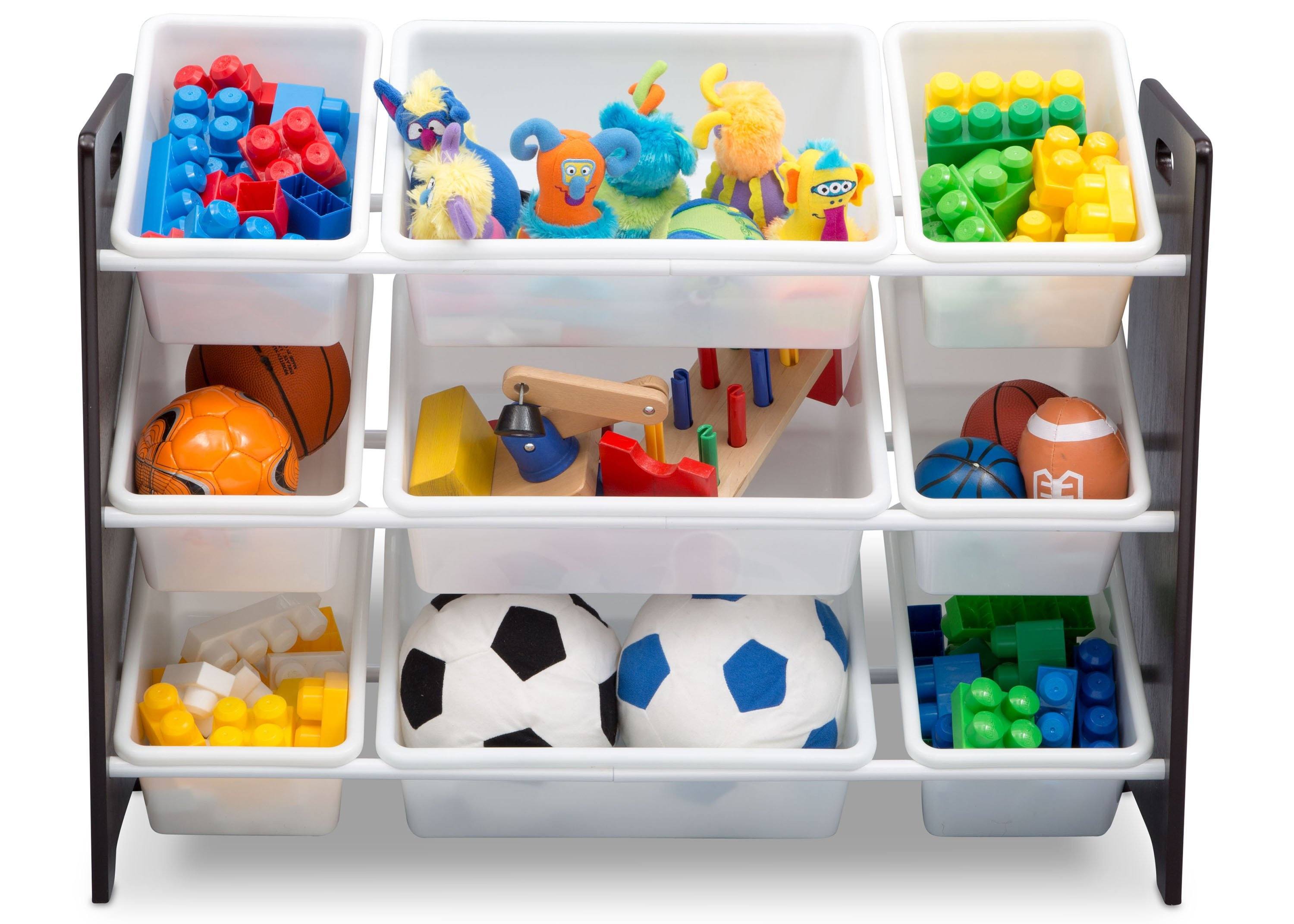 MySize 9 Bin Plastic Toy Organizer - Kids Room Storage Solution for Toys, Books & Crafts - Perfect for Playroom, Bedroom & Classroom Organization