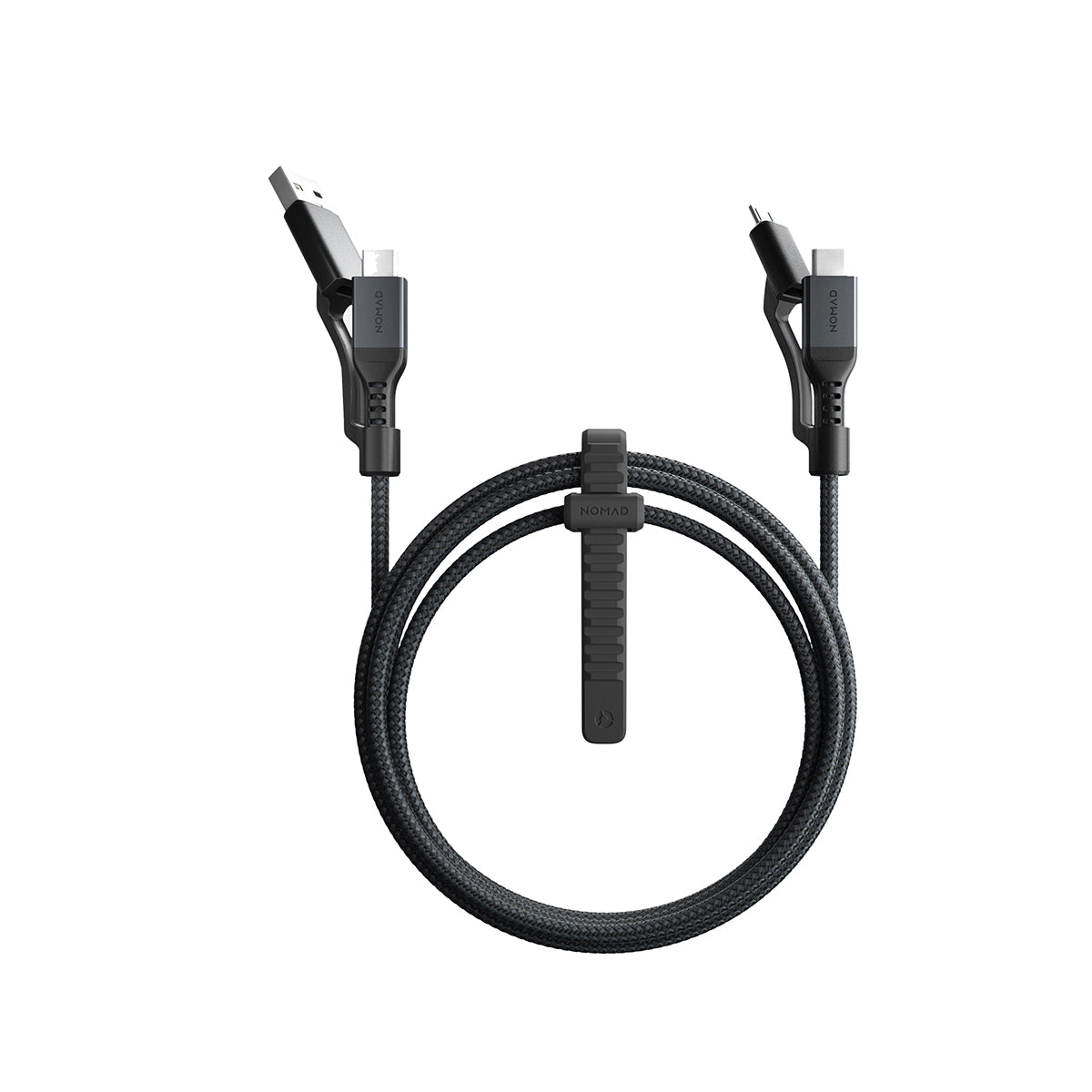 NOMAD Kevlar Universal USB-C Cable V2 (1.5M/5ft) - Durable Fast Charging Cord for iPhone 15, Samsung Galaxy, iPad Pro & More - Perfect for Home, Office & Travel Charging