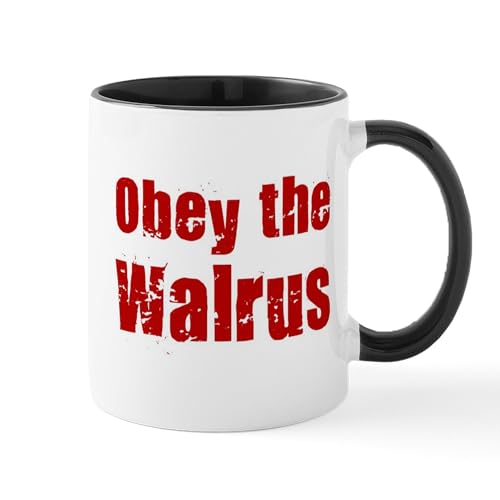 White/Black Inside - Obey The Walrus Mug