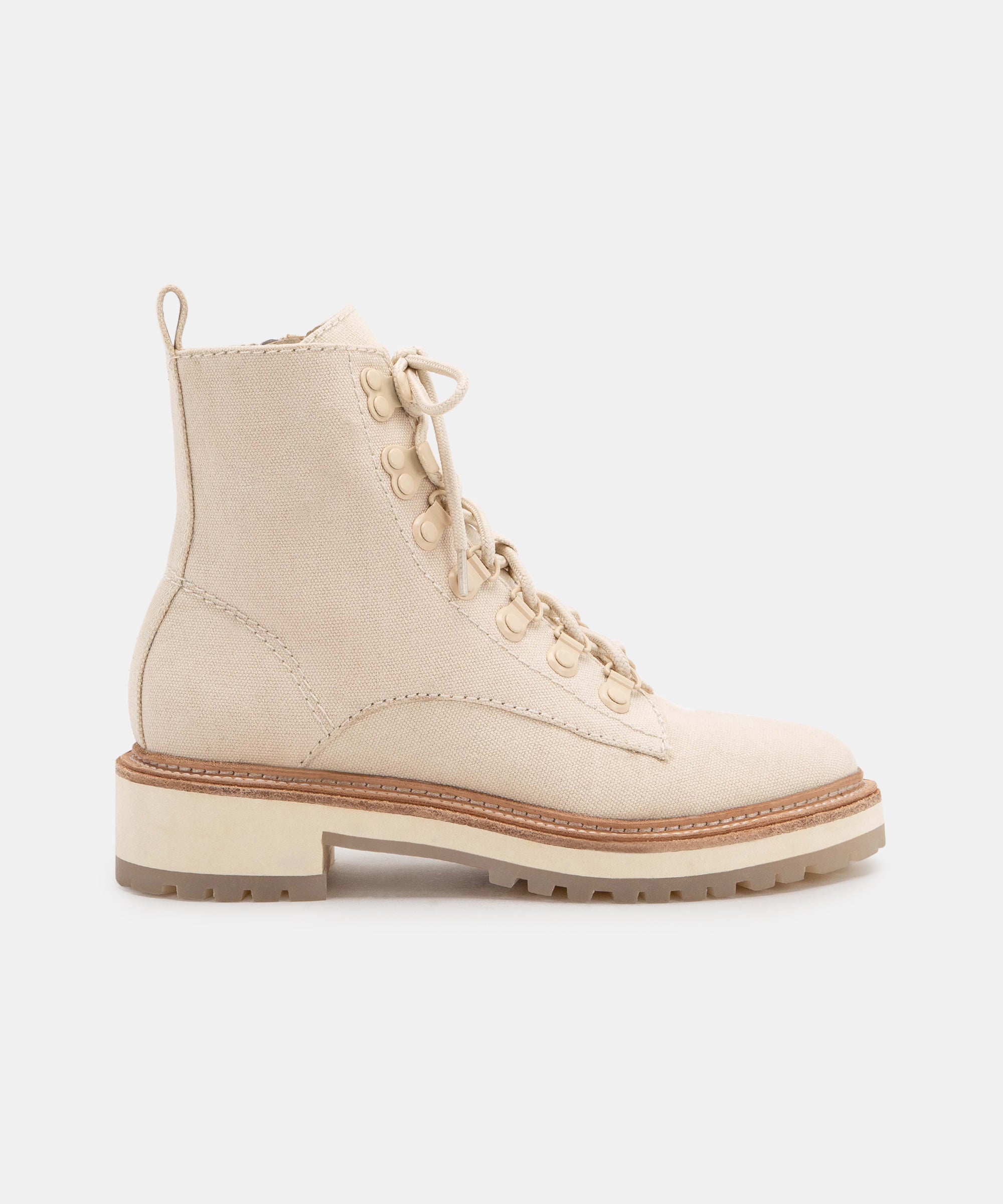 Whitney Boots Sandstone Canvas - Stylish & Comfortable Women's Ankle Boots for Casual Wear, Outdoor & Fall Fashion
