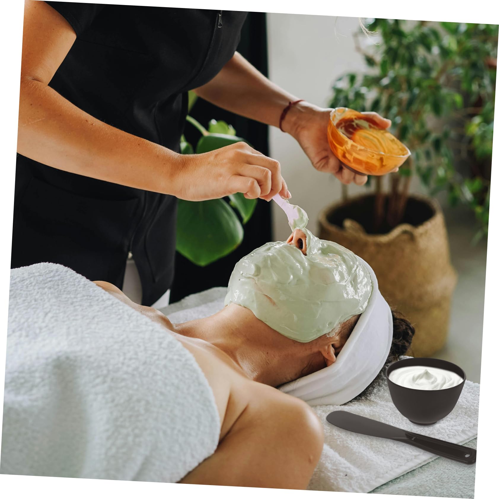 Professional DIY Facial Mask Mixing Bowl & Stick Set for Homemade Skincare - Perfect for Mixing Clay, Charcoal & Sheet Masks at Home