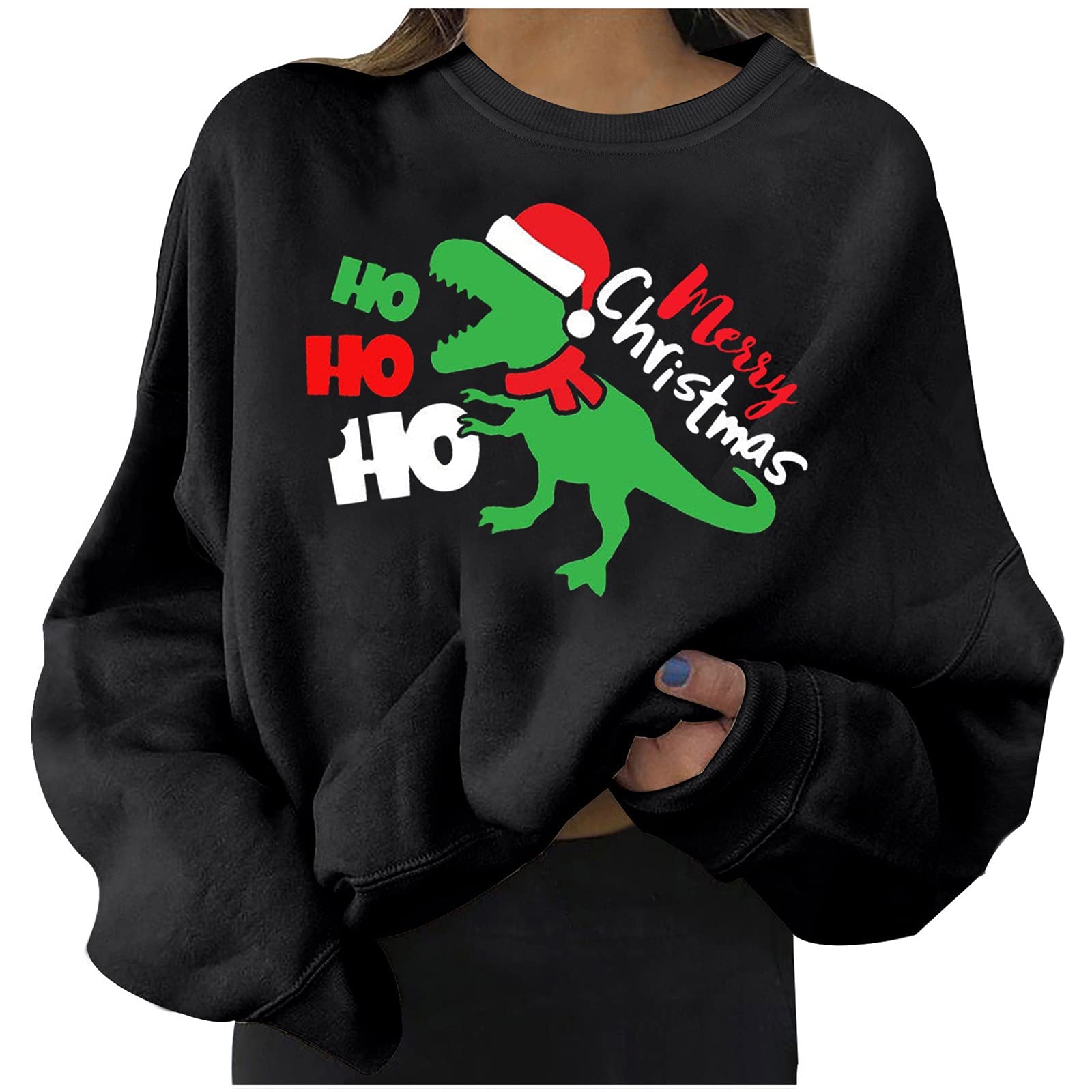 FMCHICO Women's Oversized Sweatshirt - Soft Fleece Crewneck Pullover with Long Sleeves, Loose Fit Casual Sweater Top for Women | Perfect for Lounge Wear, Running Errands & Cozy Fall Outfits
