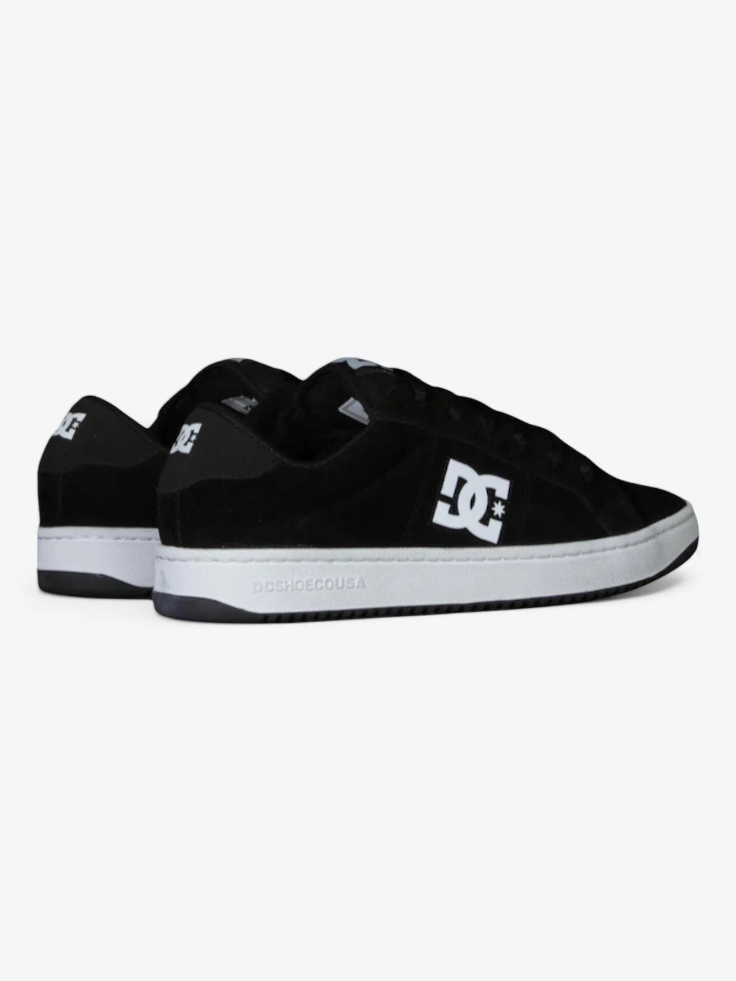 DC Striker SS Skate Shoes for Men - Black & White Sneakers for Skateboarding, Casual Wear & Street Style