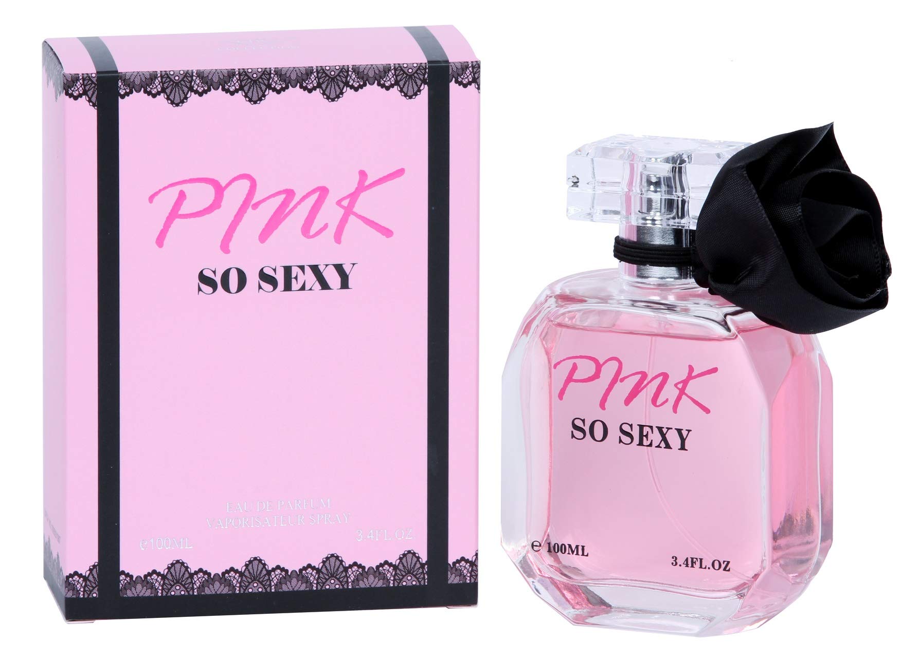 EBC Pink So Sexy Eau De Parfum for Women - 100ml/3.4oz Floral Fruity Perfume | Long Lasting Fragrance for Date Night & Special Occasions