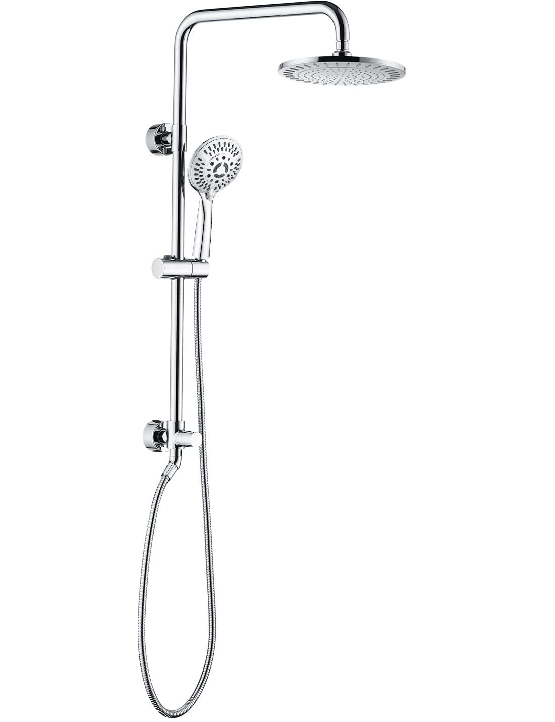 Premium Rain Shower System with Rainfall Showerhead & Handheld Spray - 60
