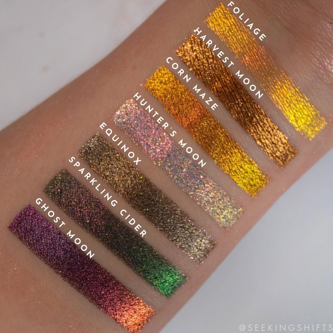 Harvest Moon Eyeshadow Palette - 12 Pigmented Matte & Shimmer Shades for Day & Night Makeup Looks | Vegan & Cruelty-Free