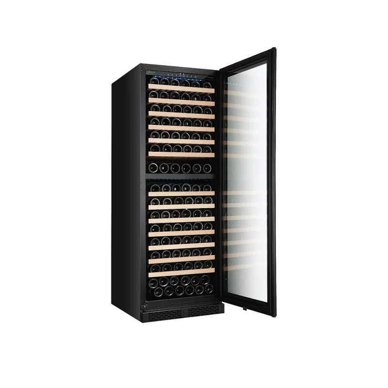 Europace EWC8154DBK Signature Series 154 Bottle Dual Zone Wine Cooler - Perfect for Home Bars, Restaurants & Wine Cellars