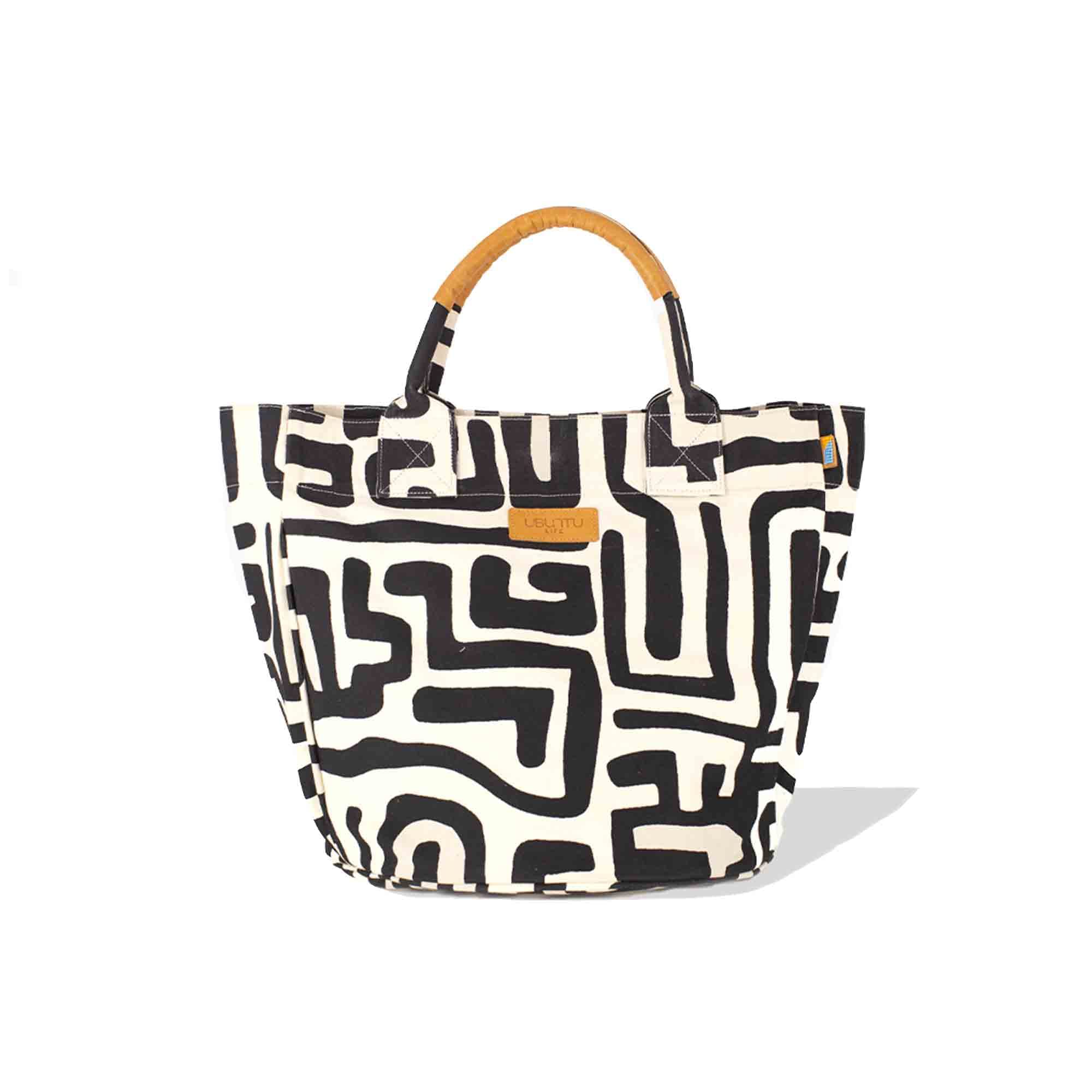 Ubuntu Life Weekender Tote Bag - Large Canvas Tote for Women, Natural Cotton Beach Bag & Travel Tote | Perfect for Shopping, Gym, Work & Weekend Getaways