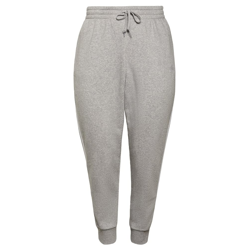 Adidas Women's Essentials 3-Stripes Fleece Sweatpants - Soft Comfortable Lounge Pants for Yoga, Running & Casual Wear