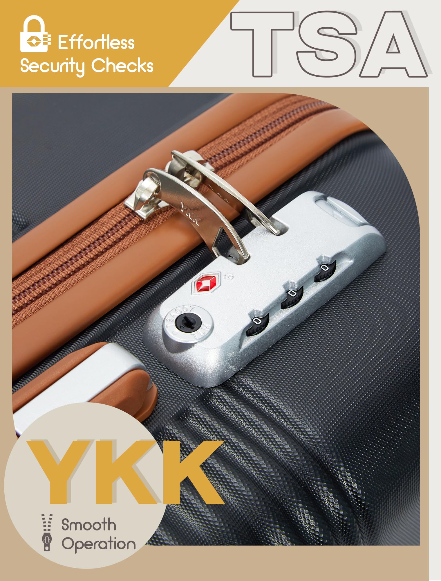 20-inch Airline Approved Carry On Luggage - 22x14x9 Lightweight ABS Hard Shell Suitcase with Spinner Wheels & TSA Lock - Perfect for Business Travel, Weekend Getaways & International Flights