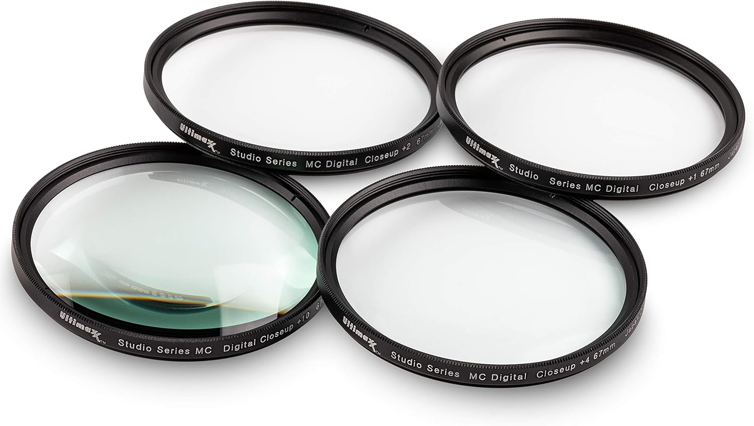 55MM Ultimaxx Professional 4-Piece HD Macro Close-Up Filter Kit (1,2,4,10 Diopter) for Nikon D3300/D3400/D3500/D500/D5200/D5300/D5500/D5600 with AF-P DX NIKKOR 18-55mm f/3.5-5.6G VR - Perfect for Nature Photography & Product Close-Ups