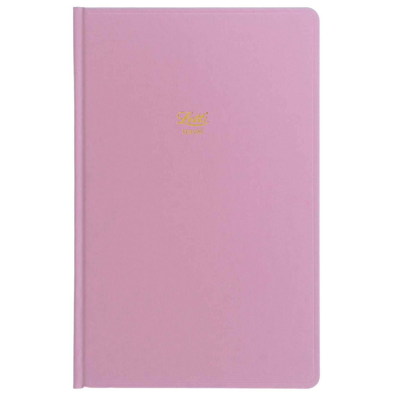 Letts Icon Travel Journal - Pink Leather Diary for Writing, Note Taking & Adventure Planning | Perfect for Travelers, Journaling & Gift Giving