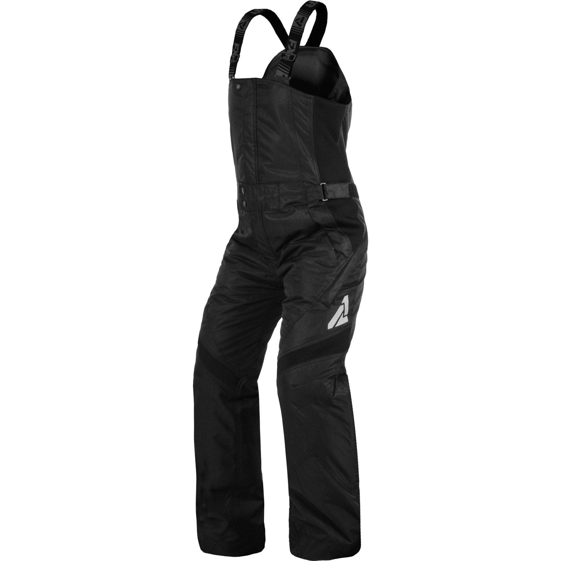 FXR Women's Sugar Bib Snowmobile Pants 2025 - Waterproof, Insulated Winter Snow Bibs for Cold Weather (Black, Size 16) - Perfect for Snowmobiling, Skiing & Outdoor Winter Activities