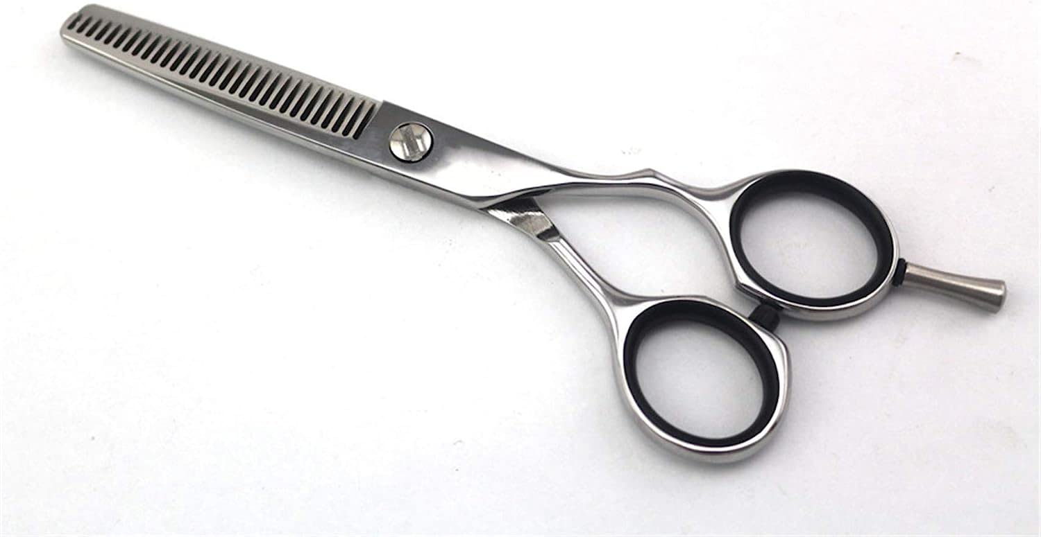 Professional Barber Scissors for Hairdressing - Salon Grade Sharp Hair Cutting Shears with Teeth for Stylists, Men & Women | Perfect for Haircuts, Trimming, Styling & Salon Use