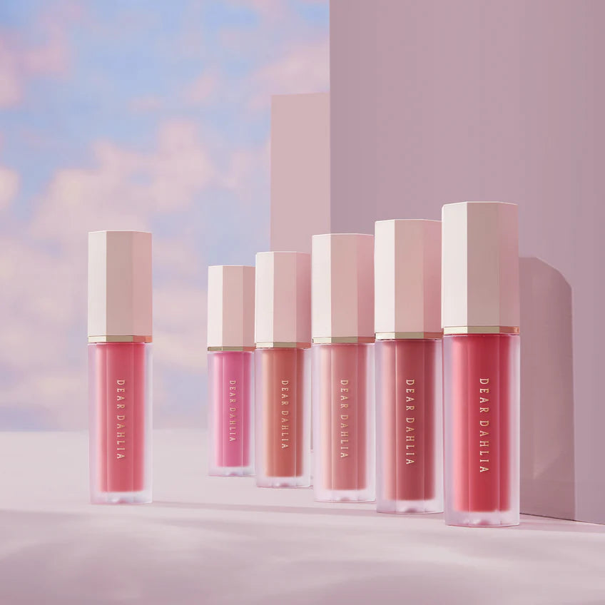 DEAR DAHLIA Petal Drop Liquid Blush 4g - Long-Lasting Creamy Blush for Natural Flush | Vegan & Cruelty-Free Makeup | Perfect for Everyday Wear & Special Occasions