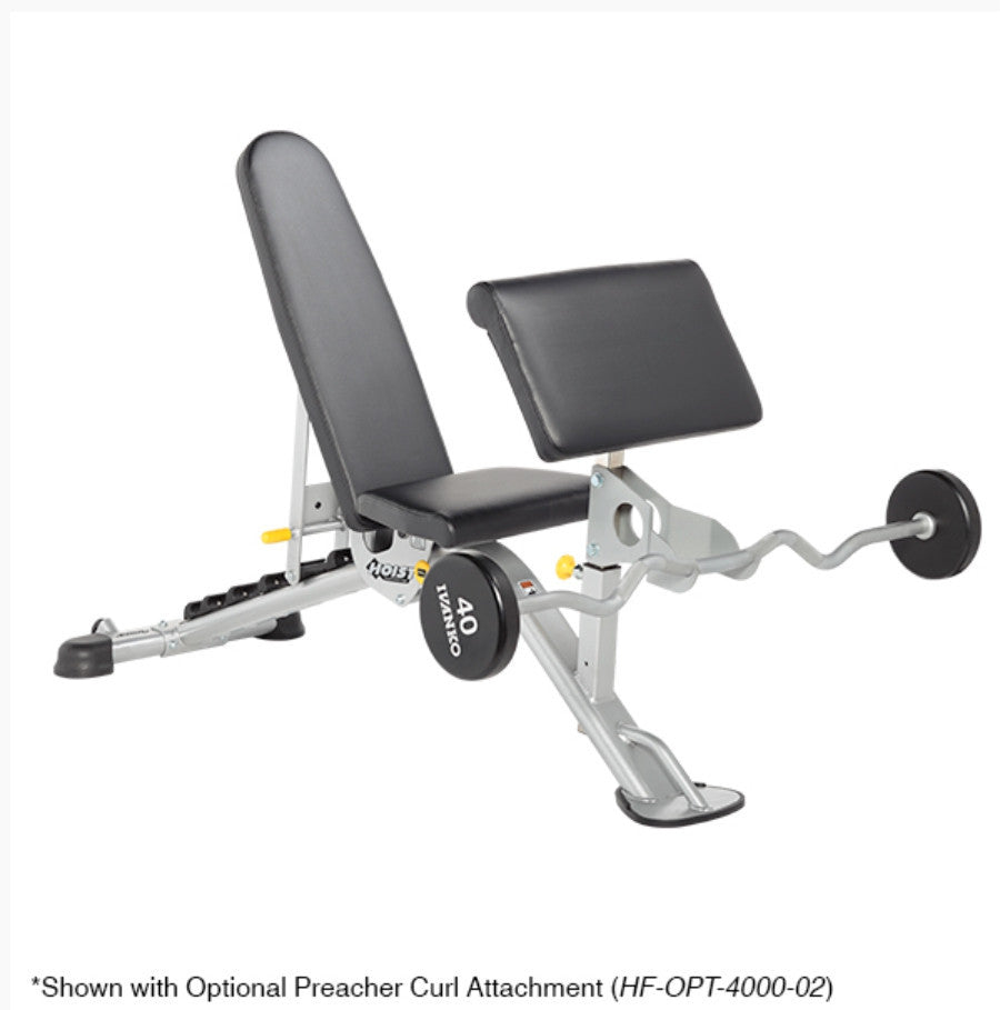 Hoist HF 5165 7-Position Adjustable FID Weight Bench for Home Gym - Perfect for Strength Training, Full-Body Workouts & Fitness Enthusiasts