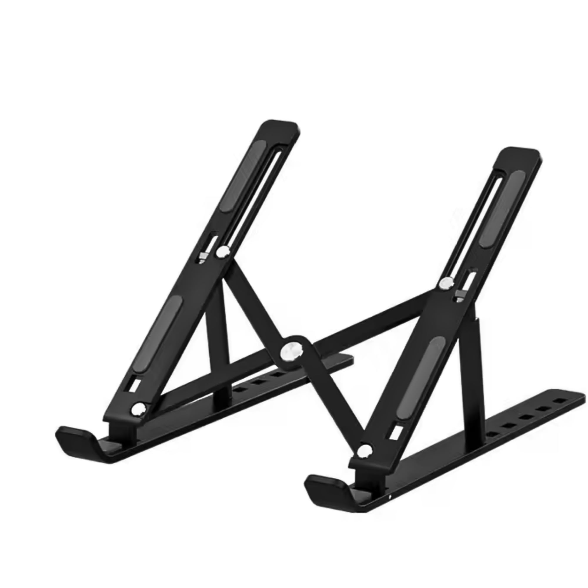 Foldable Adjustable Ergonomic Aluminum Laptop Stand - Portable Notebook & Tablet Holder for 10-15.6
