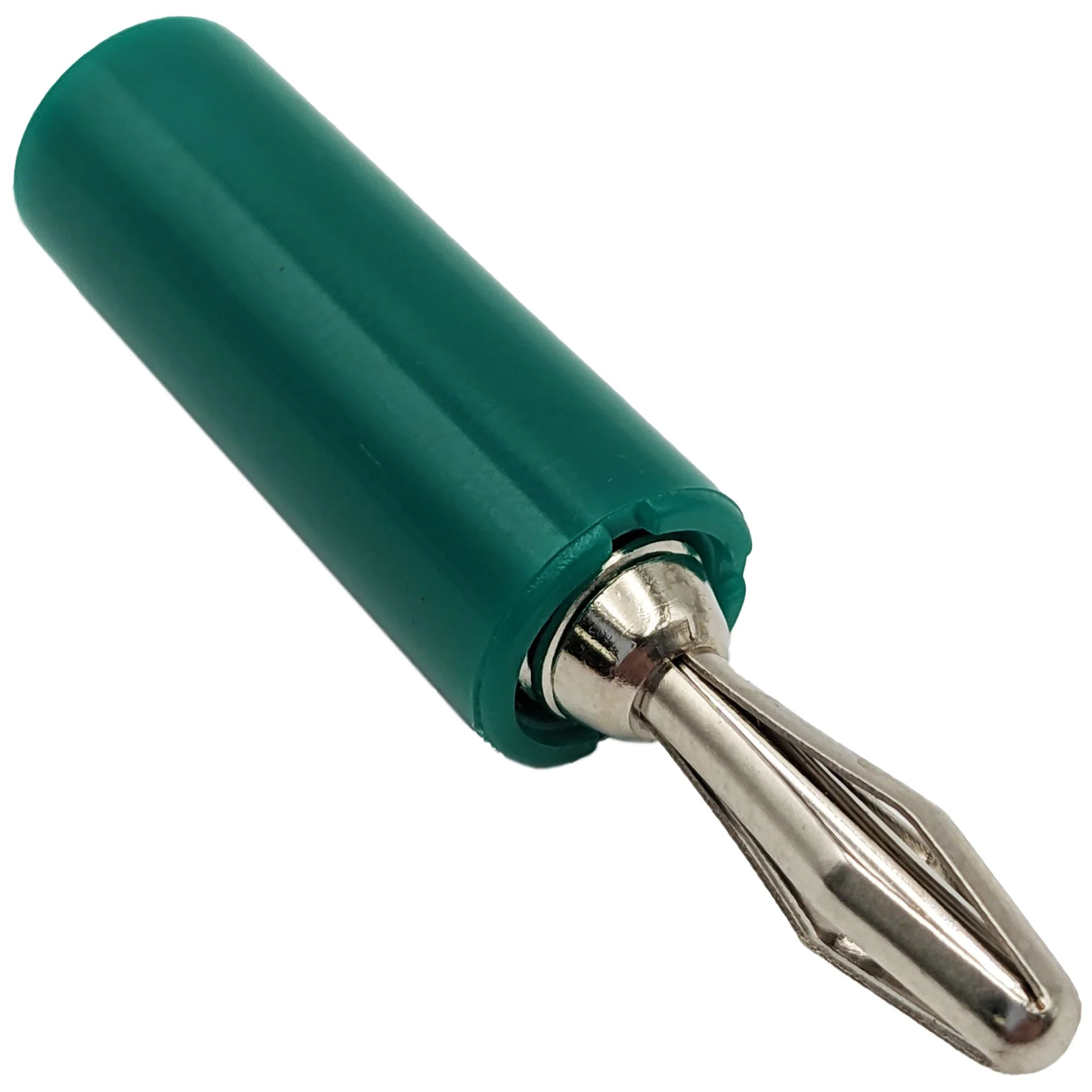 High-Quality Green Insulated Banana Plug 1.8 Inch - Secure Speaker & Audio Connectors for Home Theater, Studio Equipment & DIY Electronics Projects