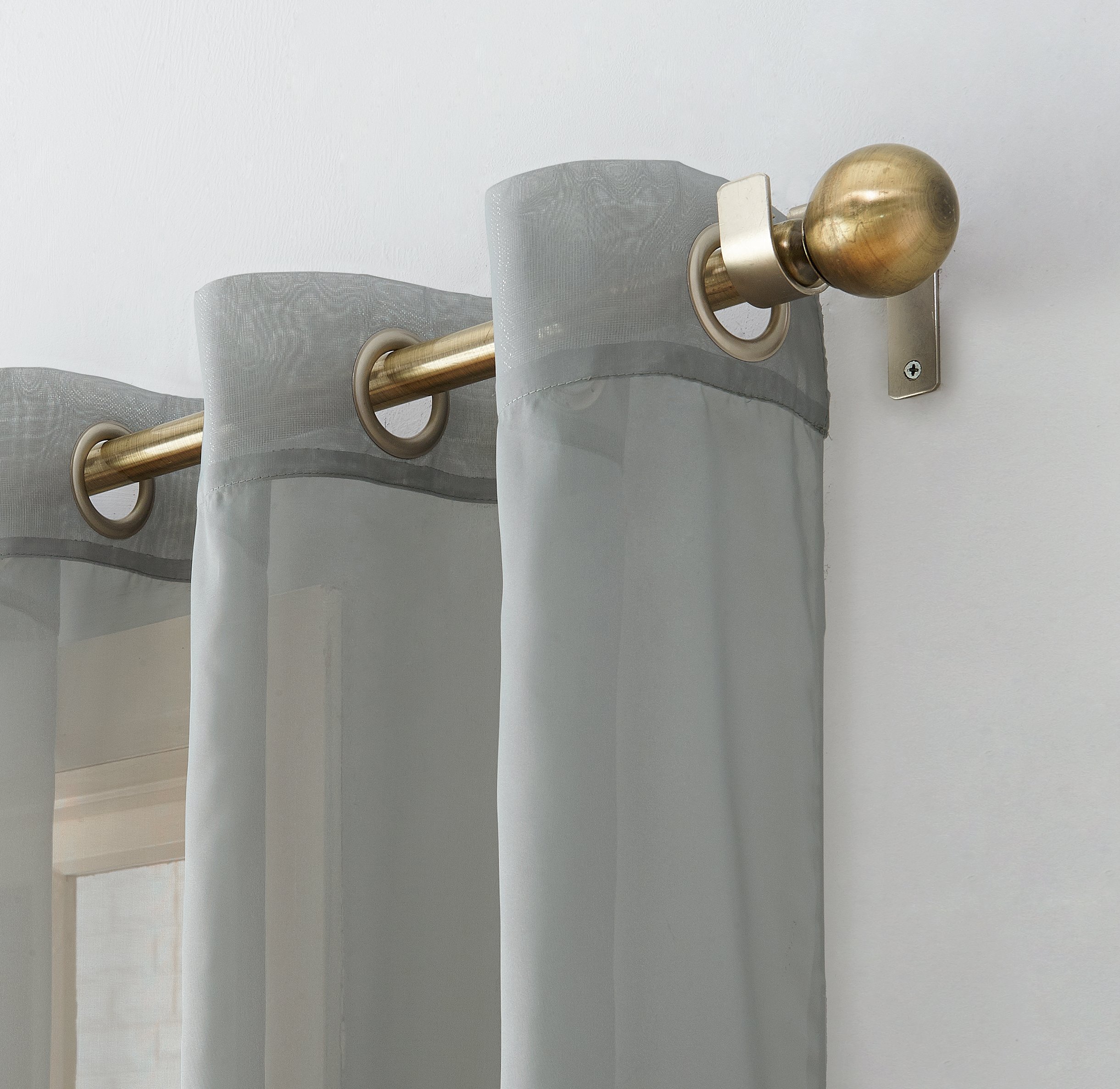 Emily Sheer Voile Grommet Curtain Panel - 59