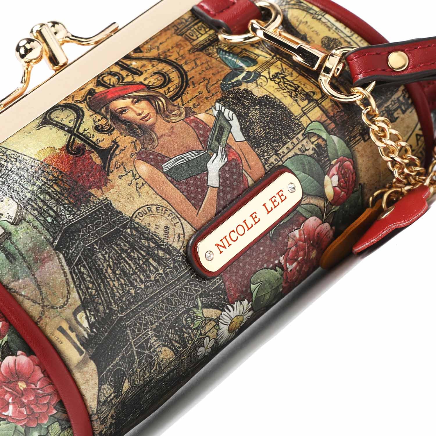 Mini Kiss Lock Coin Purse Wristlet - Small Leather Wallet for Women - Perfect for Coins, Cards & Cash - Ideal for Parties, Travel & Everyday Use