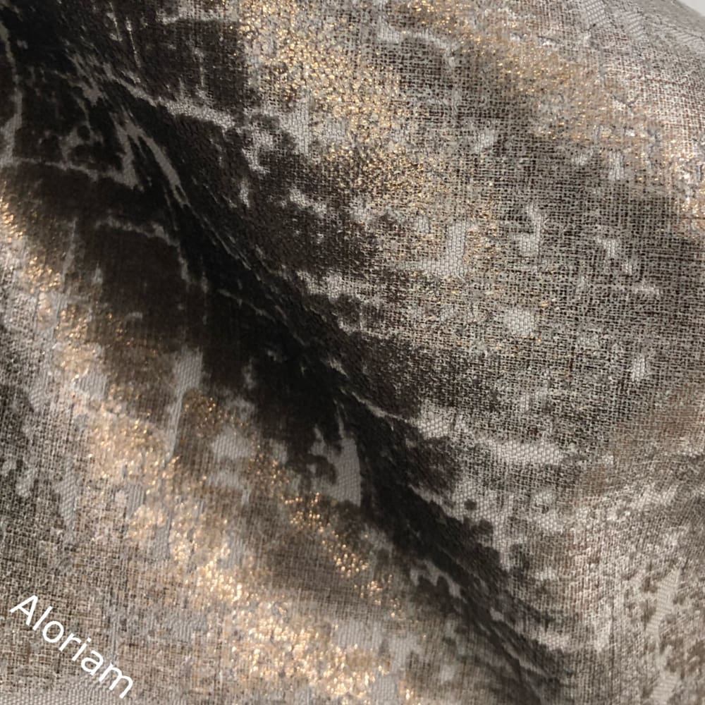 Zazie Luxe Metallic Copper & Gray Velvet Pillow Cover - Decorative Throw Pillow Case for Sofa, Bed, Couch - Soft & Elegant Home Decor Accessory