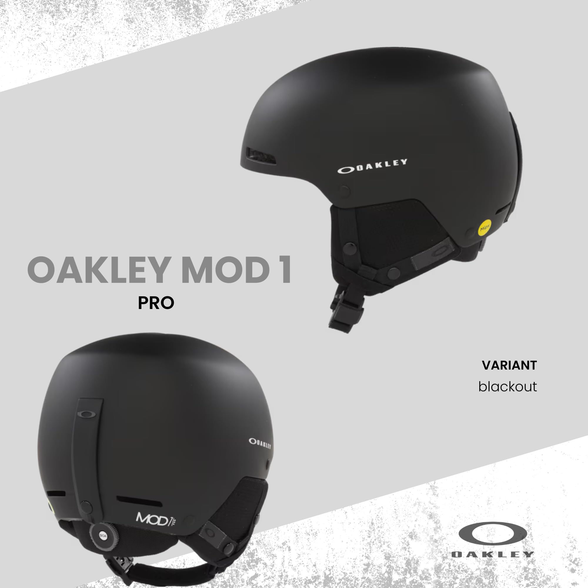**Oakley MOD 1 Pro MIPS Ski & Snowboarding Helmet for Men & Women – Lightweight, Impact Protection – Includes Collapsible Water Bottle with Carabiner – Perfect for Skiing, Snowboarding & Outdoor Adventures**