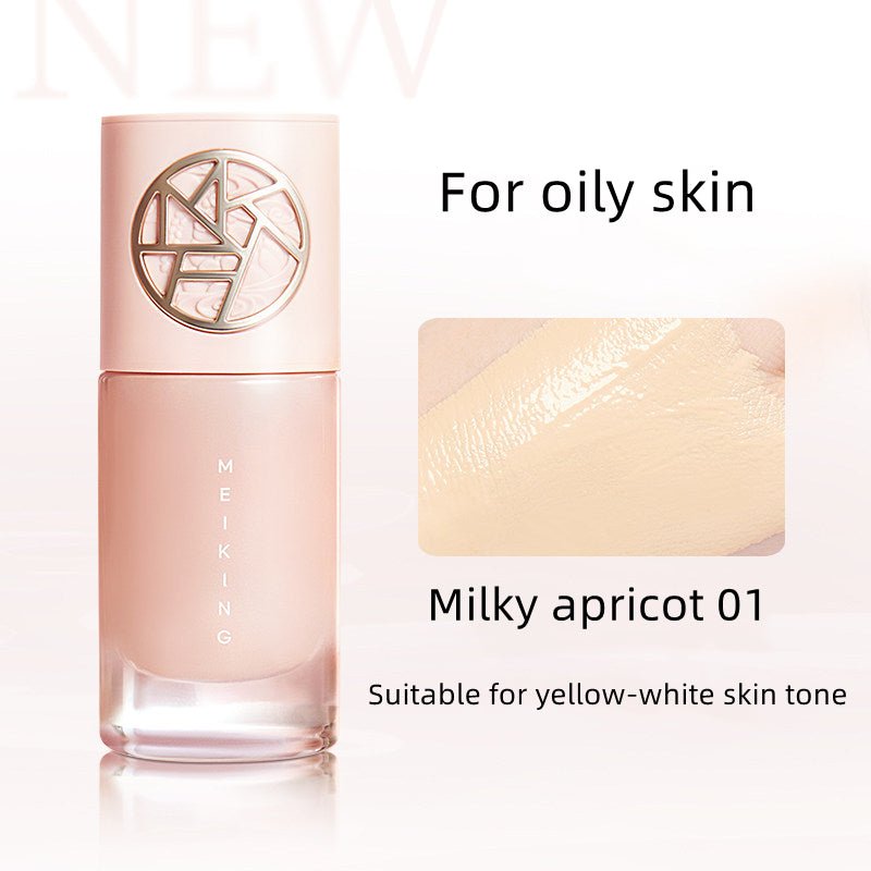 MEIKING Hydrating Liquid Foundation - Lightweight, Full Coverage Makeup for Dry Skin - Perfect for Daily Wear & Special Occasions