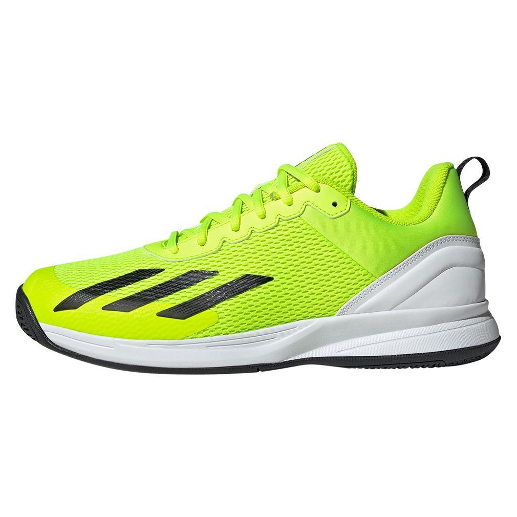 Men's Courtflash Speed Tennis Shoes - Lightweight & Breathable for Competitive Play - Lucid Lemon & White - Perfect for Tennis, Training & Casual Wear