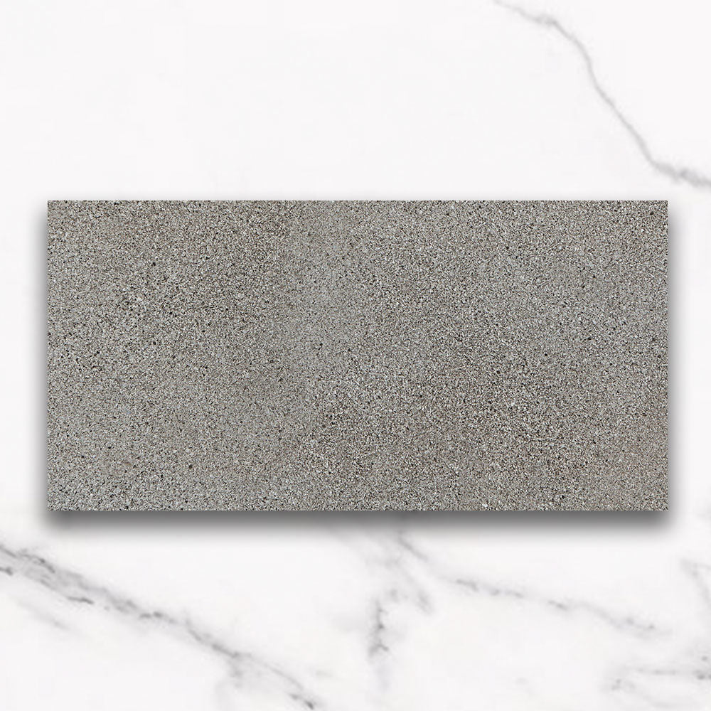 Audino Grey 600x1200mm Concrete Look Porcelain Tile for Outdoor Patio, Pool Deck & Garden Walkway - Slip Resistant & Weatherproof