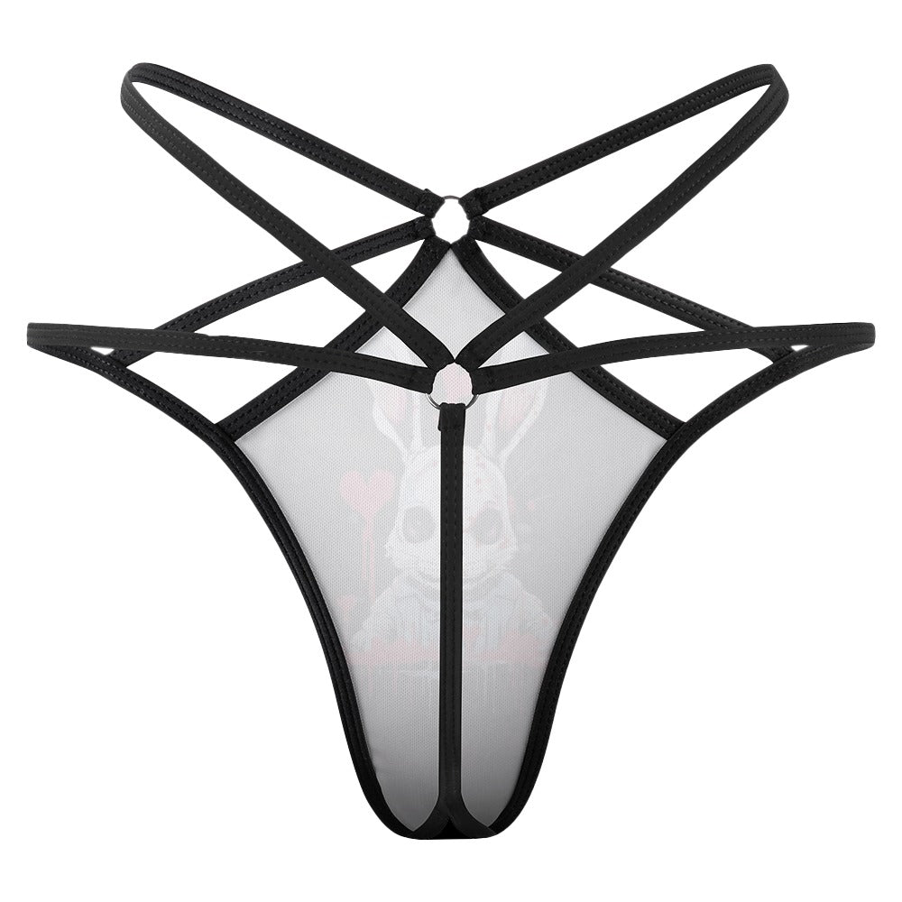 Mad Bunny T-Back Thong - Sexy Lingerie for Women, Comfortable & Breathable - Perfect for Valentine's Day, Honeymoon & Romantic Nights