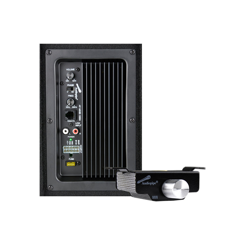 AP MINIB 800A Single Ported Bass Enclosure - High Performance Car Subwoofer Box for Deep Bass | Perfect for Trucks, SUVs & Custom Car Audio Systems