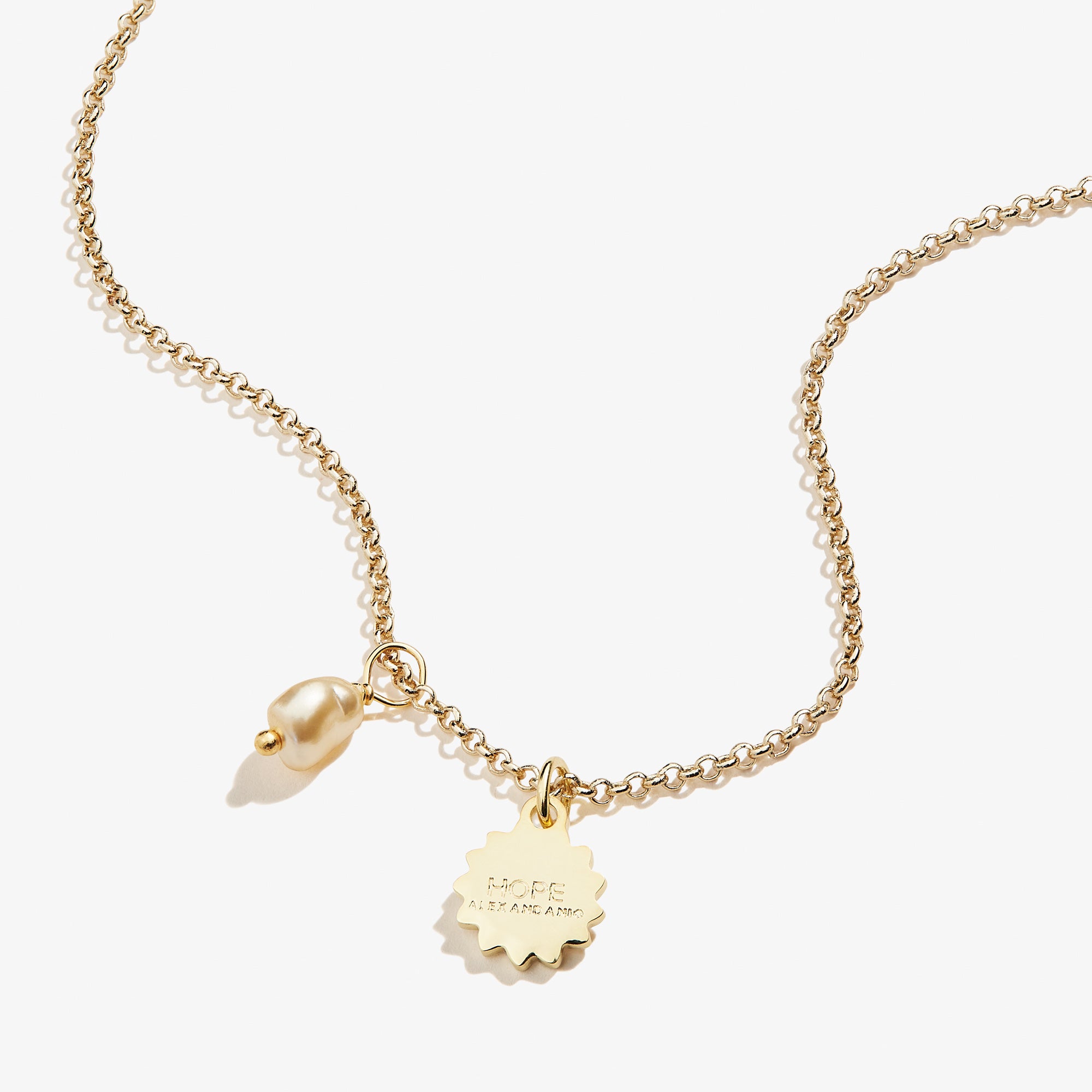 Elegant Daisy & Pearl Duo Charm Necklace for Women - Perfect for Weddings, Anniversaries, and Special Occasions