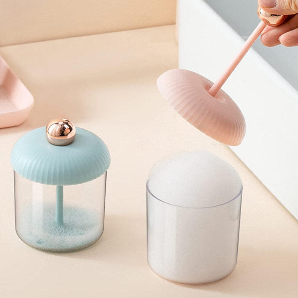 FRCOLOR Facial Foam Maker Cup - Skin Care Bubble Whip Tool for Rich Lather, Foaming Soap Dispenser & Cream Foamer - Perfect for Home Spa, Travel, Hand Washing & Outdoor Use