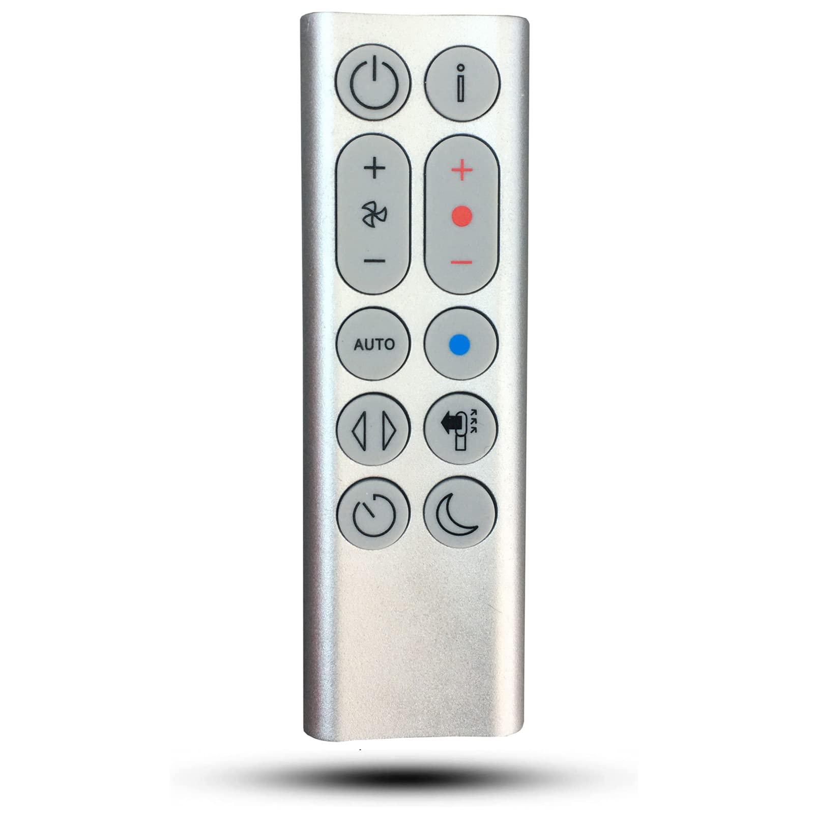 Dyson HP04 HP05 Replacement Remote Control - Compatible with Pure Hot + Cool Air Purifier & Heater (Silver) | Perfect for Home, Office, and Bedroom Use