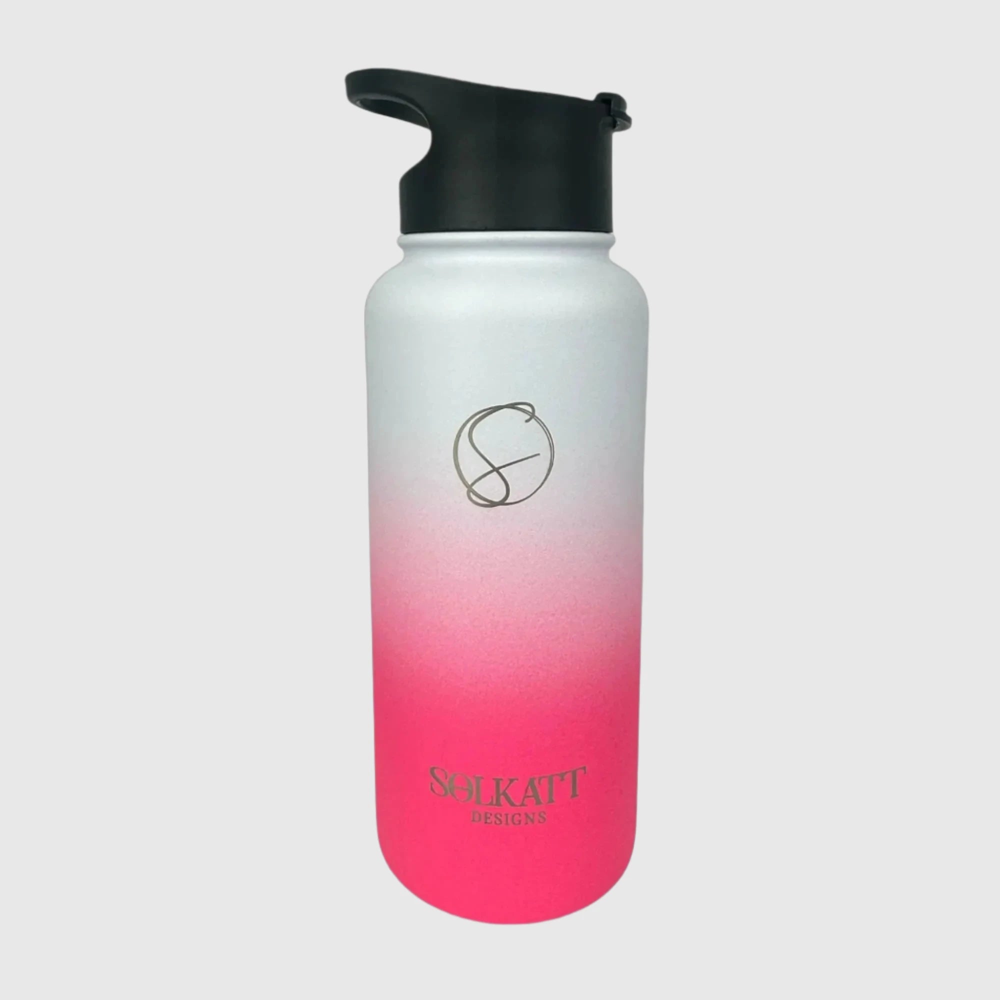 Premium Hot Pink Insulated Stainless Steel Water Bottle 32oz (950ml) - Leakproof & BPA-Free for Gym, Hiking & Outdoor Activities