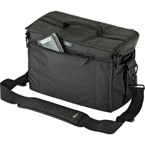 Lowepro Nova 200 AW II Camera Shoulder Bag - Waterproof DSLR/SLR Gear Carrier for Photographers - Perfect for Travel, Hiking & Outdoor Photography (Black)