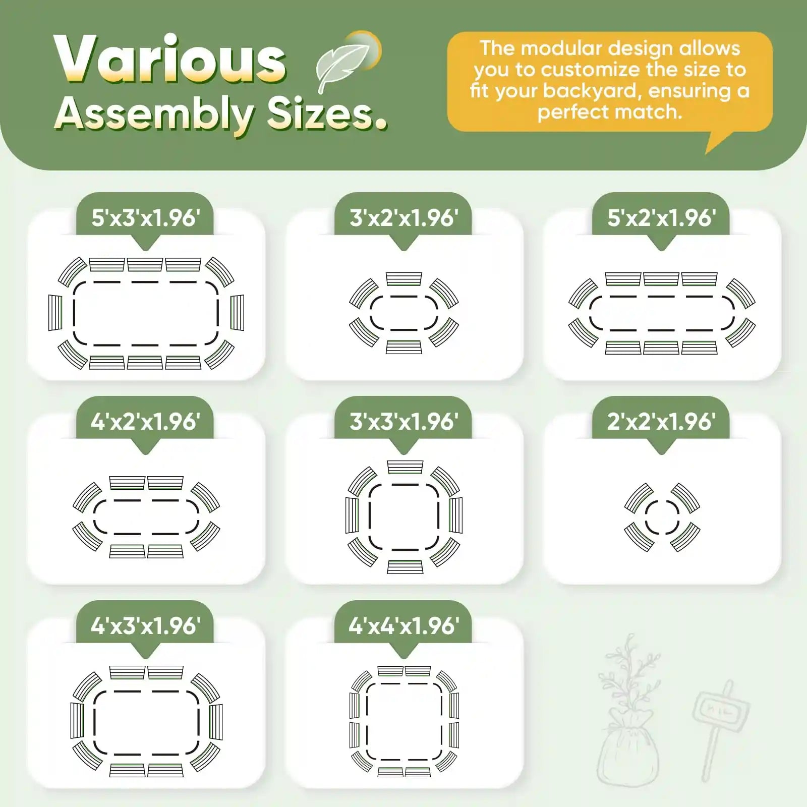 71x24x24 Inch Oval Elevated Raised Garden Bed Kit for Vegetables, Flowers & Herbs - Perfect for Backyard, Patio & Small Space Gardening