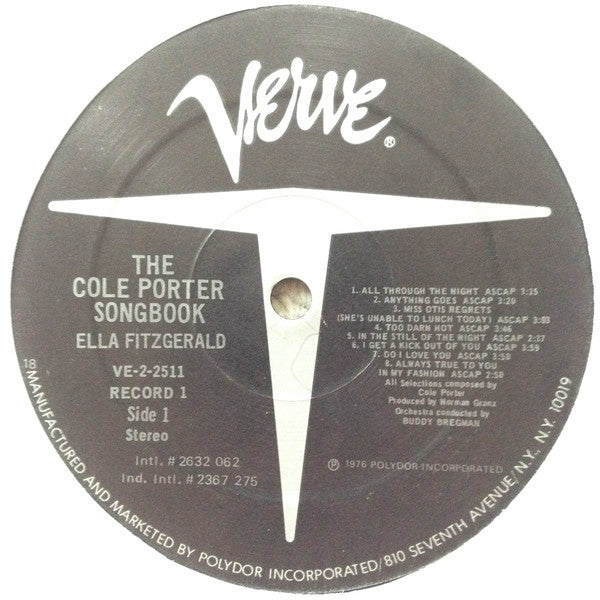 Ella Fitzgerald The Cole Porter Songbook - 2xLP Vinyl Record Album Reissue (VG+ Condition) - Perfect for Jazz Lovers & Vinyl Collectors