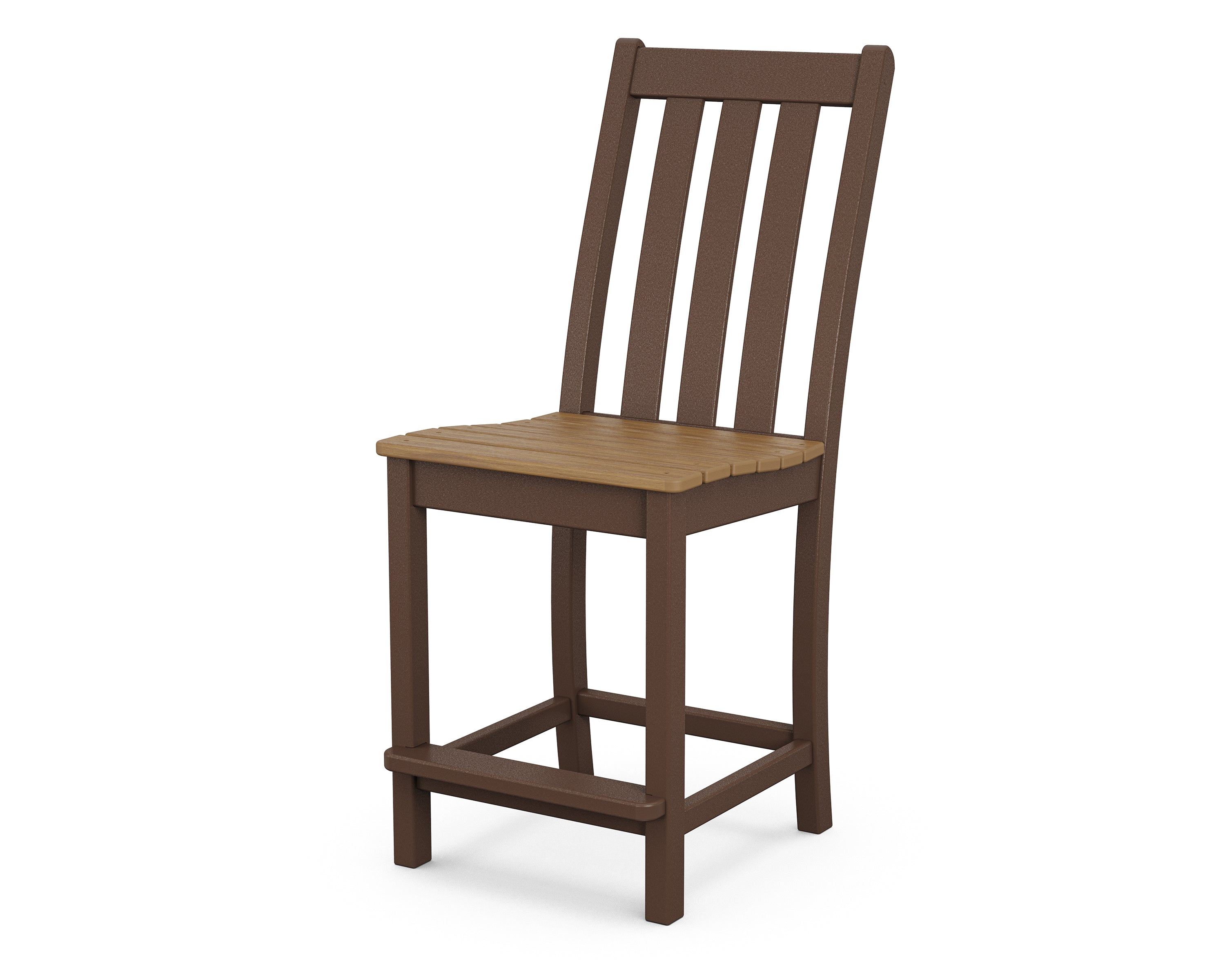 POLYWOOD Vineyard Counter Height Chair - Durable Outdoor Bar Stool for Patio, Deck, or Kitchen - Weather-Resistant & Easy to Clean - Perfect for Entertaining or Relaxing