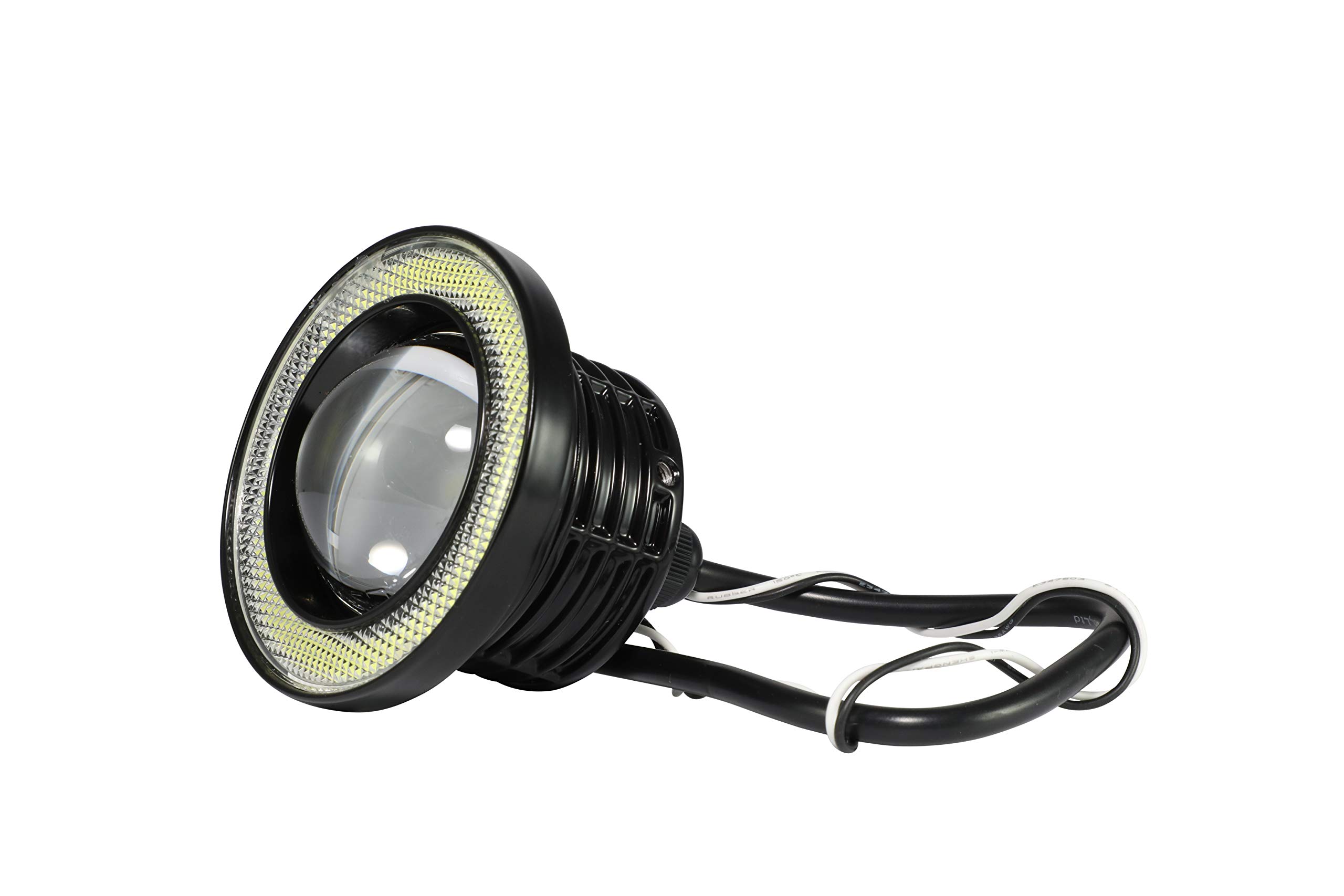 Brand LED Halo Fog Lights for 2016-2021 Honda Civic - Durable Bright White/Yellow Beam for Night Driving & Off-Road Adventure