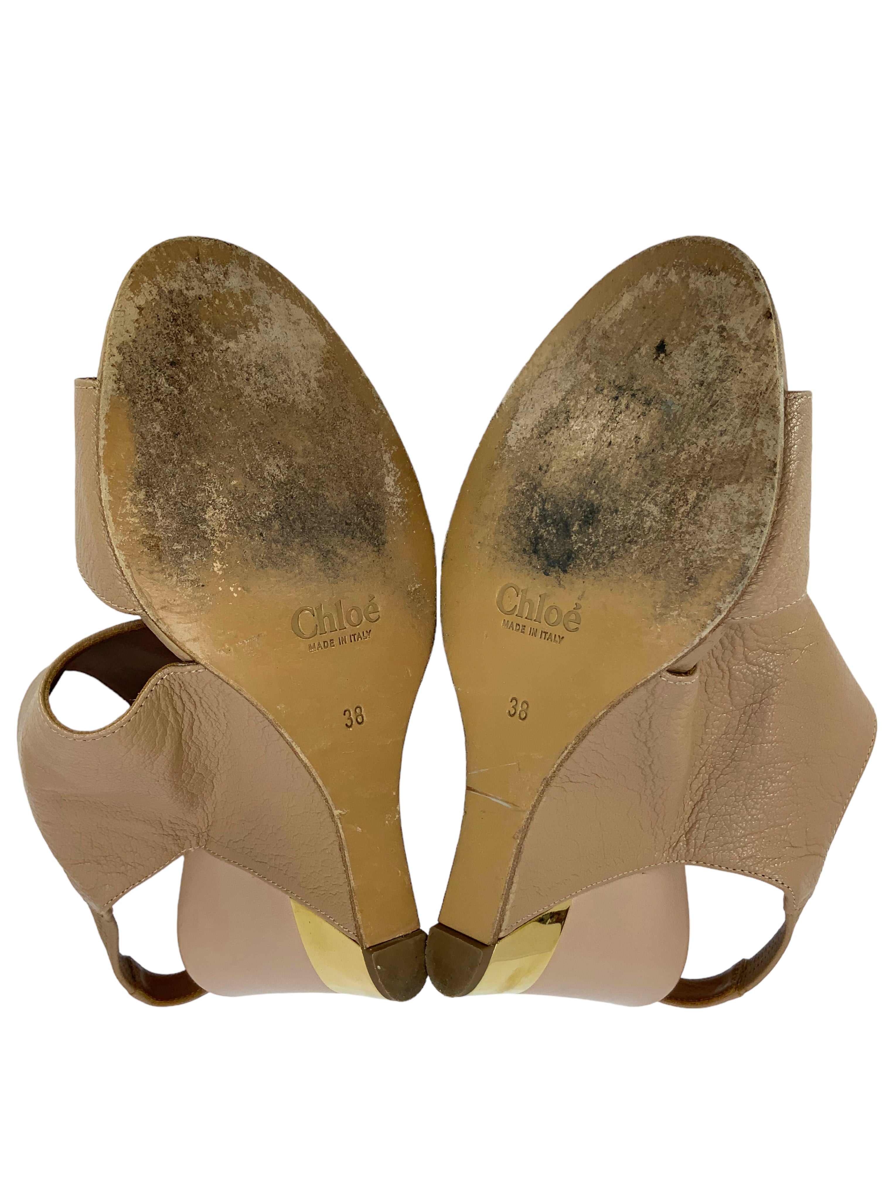 Chloe Eliza Women's Calf Leather Slingback Wedge Sandals - Size 8 | Comfortable Heels for Summer, Wedding & Office Wear