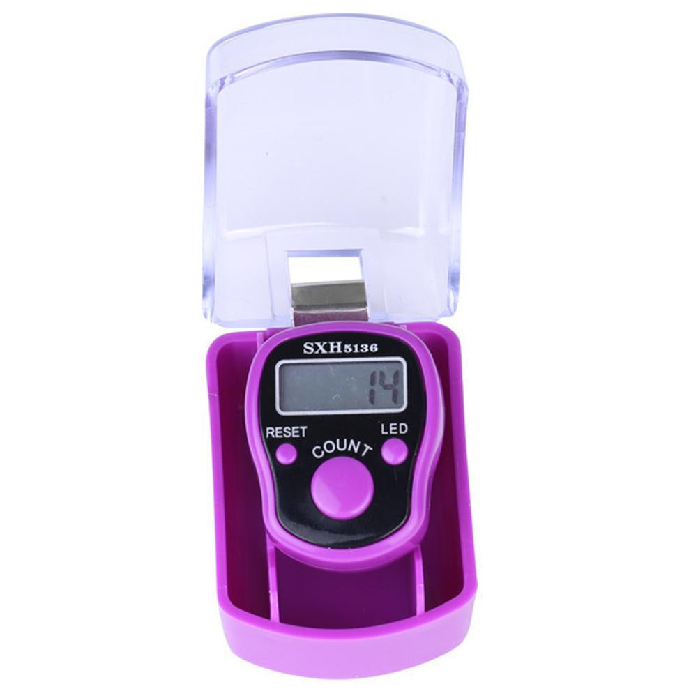 LED Finger Counter - Digital Handheld Tally Clicker for Counting People, Inventory & Events - Perfect for Crowd Control, Retail Stocktaking & Classroom Activities