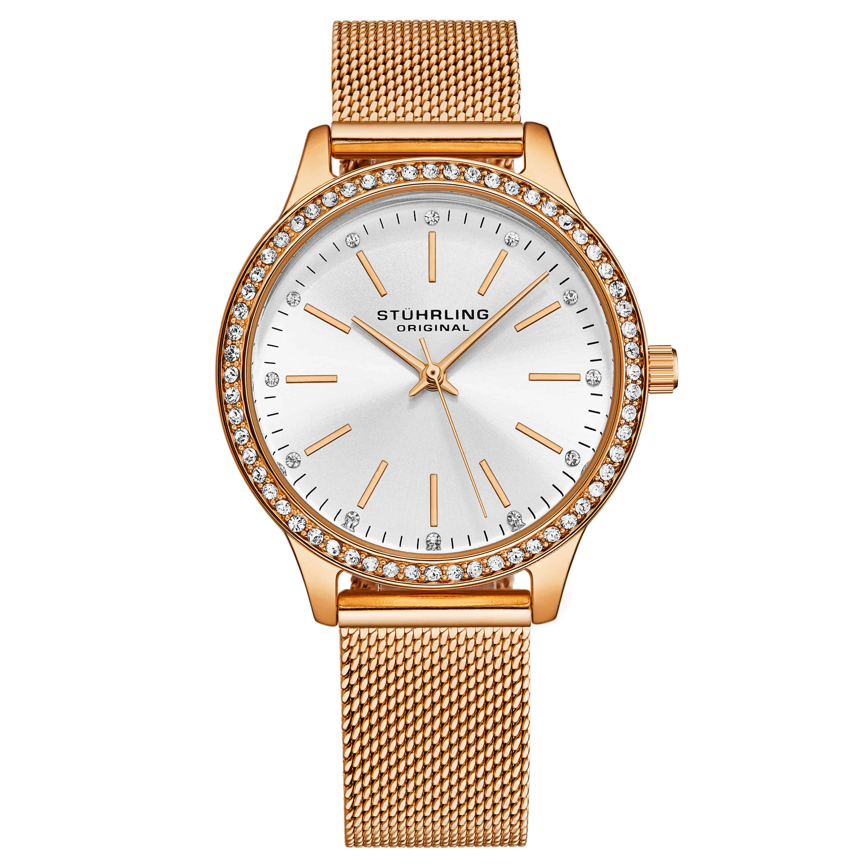 Silver Dial / Rose Gold Bracelet