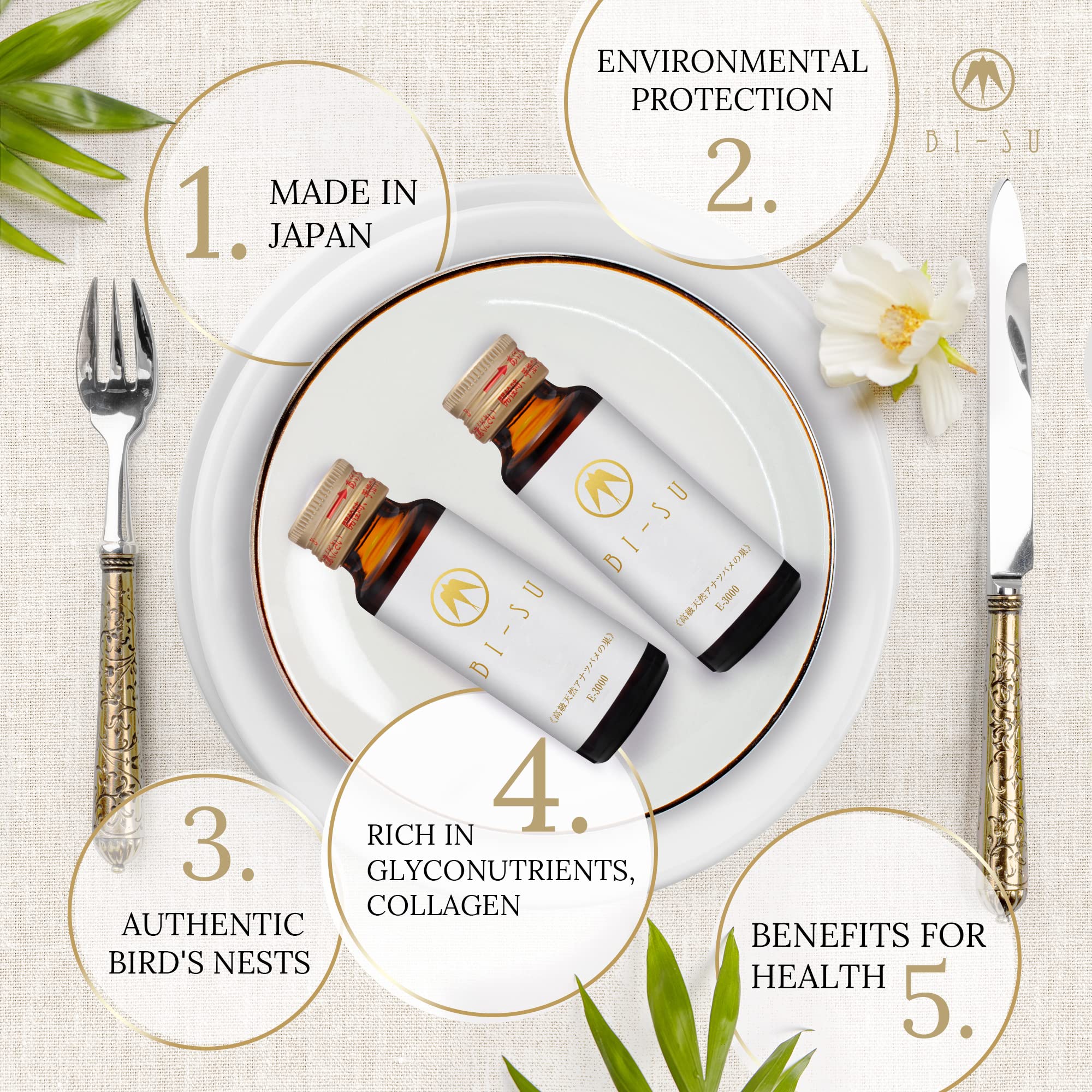 Premium Collagen Drink with Swiftlet Nest Extract & Peptides - 30ml x 5 Bottles (Muscat Grape Flavor) | 17.1 Kcal Energy Boost, Anti-Aging Skincare | Perfect for Beauty Routines, Post-Workout Recovery & Daily Wellness
