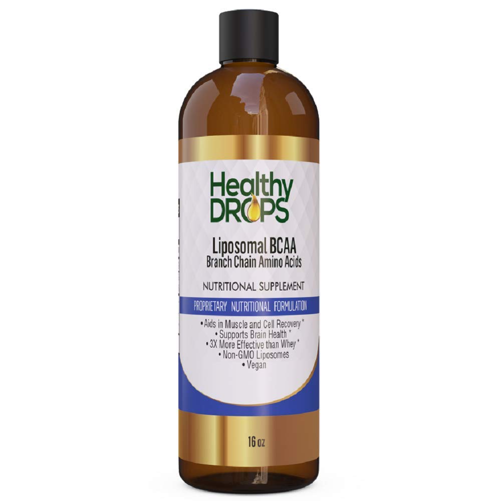 Premium Liposomal BCAA Branch Chain Amino Acids Supplement for Muscle Recovery & Growth - Ideal for Athletes, Bodybuilders & Fitness Enthusiasts