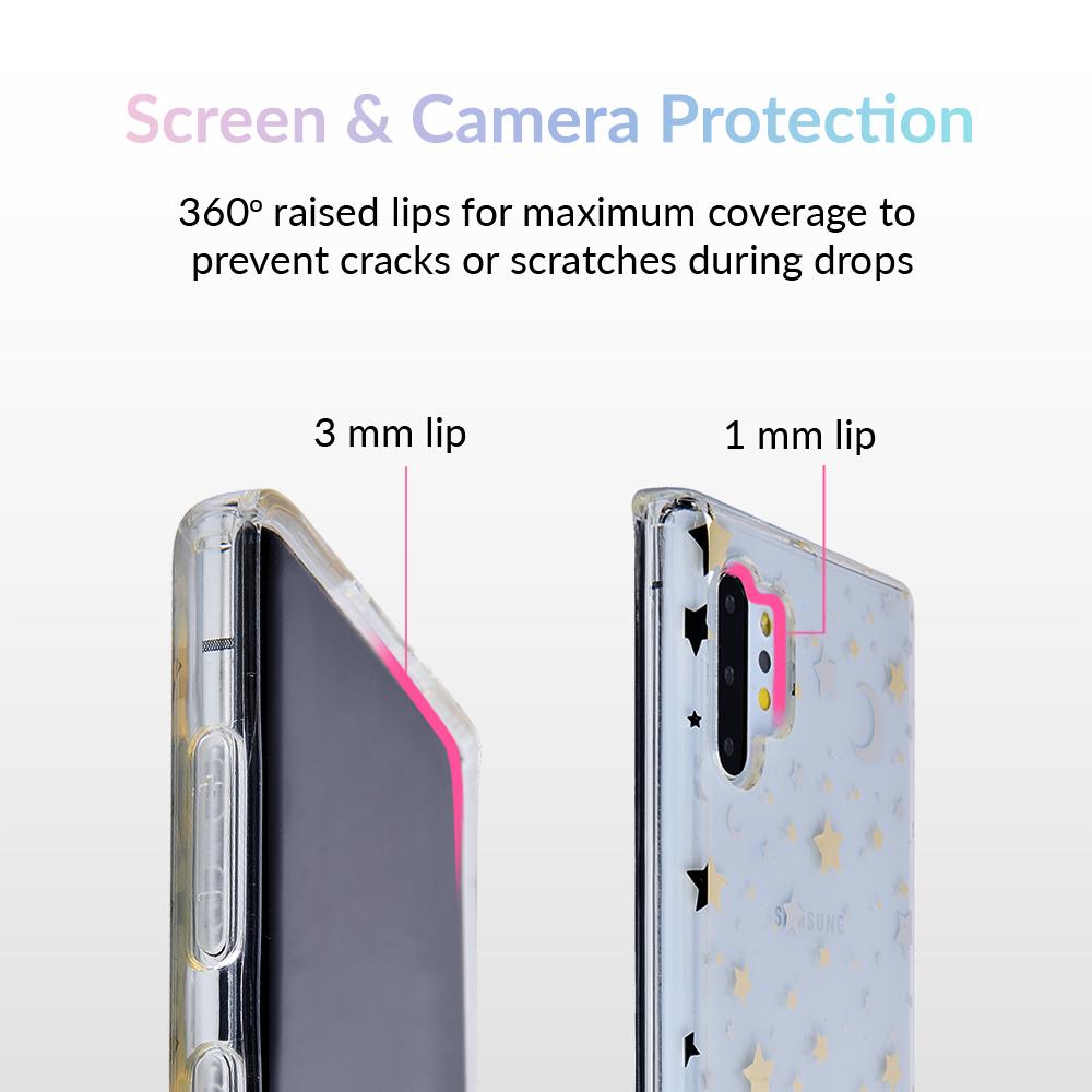 Starry Night Clear Samsung Phone Case - Protective Slim Fit Cover for Galaxy S21/S22/S23 - Perfect for Everyday Use & Gifts