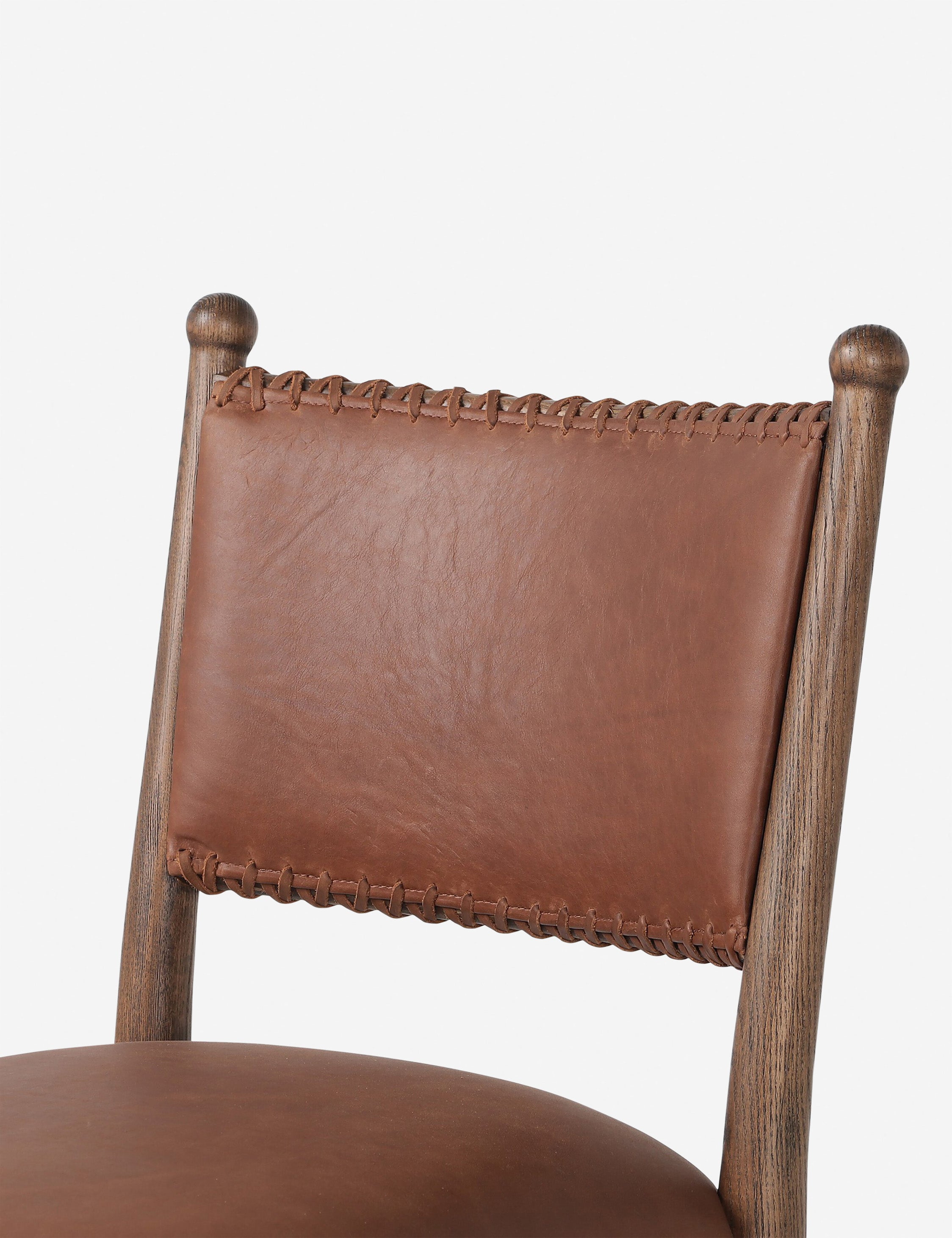 Bella Dining Chair by Amber Lewis x Four Hands - Modern Farmhouse Style Wooden Chair for Kitchen, Dining Room & Home Decor